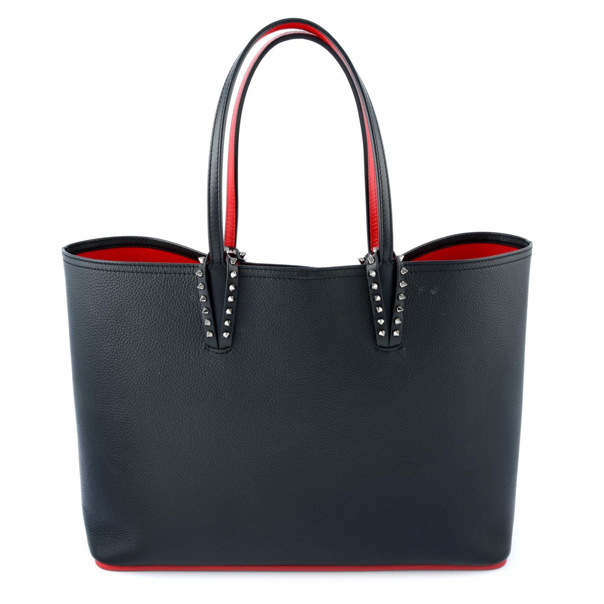 CHRISTIAN LOUBOUTIN - a Black Cabata tote handbag.