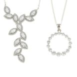 A selection of cubic zirconia jewellery,