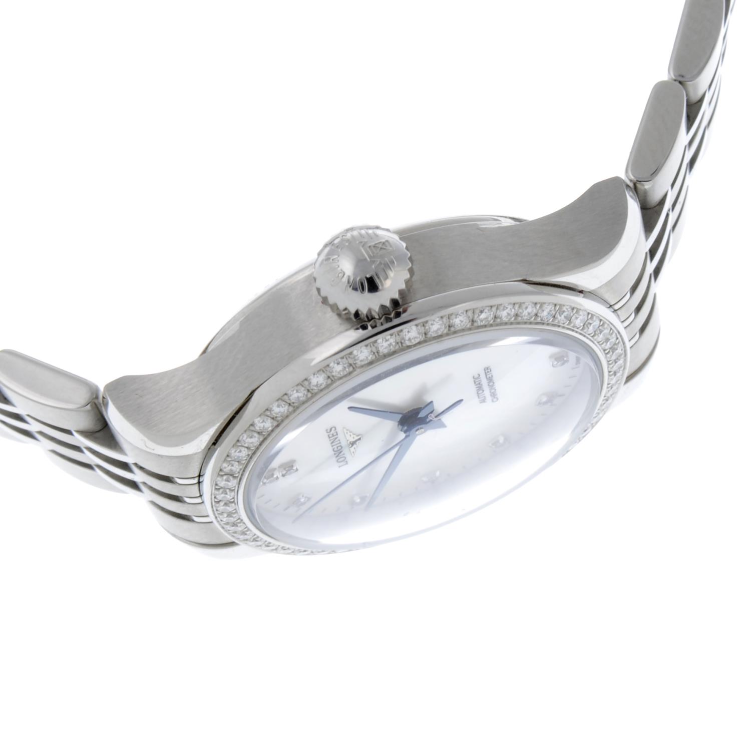 CURRENT MODEL: LONGINES - a lady's Record bracelet watch. - Image 3 of 4