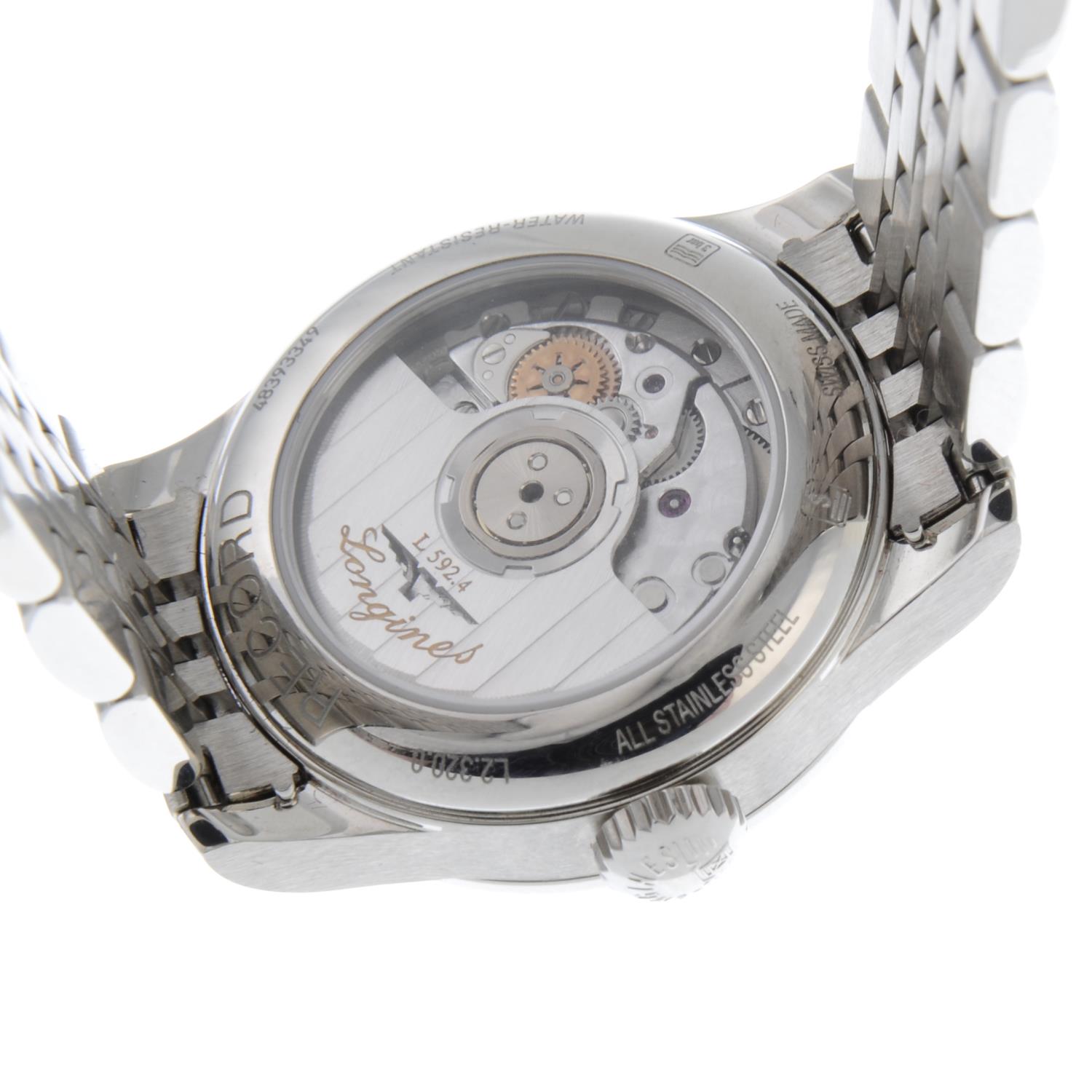 CURRENT MODEL: LONGINES - a lady's Record bracelet watch. - Image 4 of 4