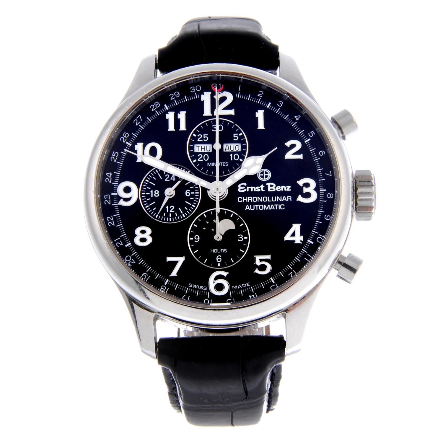 ERNST BENZ - a gentleman's Chronolunar chronograph wrist watch.