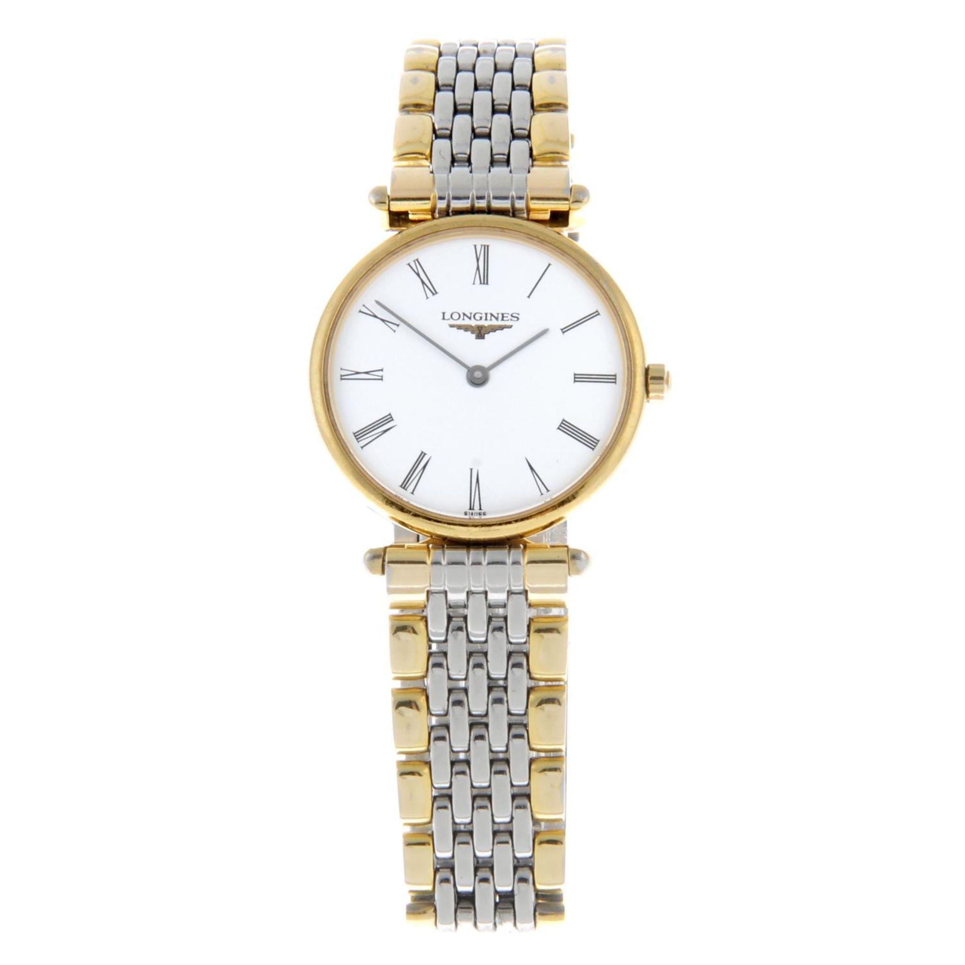 LONGINES - a lady's La Grande Classique bracelet watch.