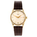 LONGINES - a gentleman's wrist watch.