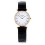 CURRENT MODEL: LONGINES - a lady's La Grande Classique wrist watch.