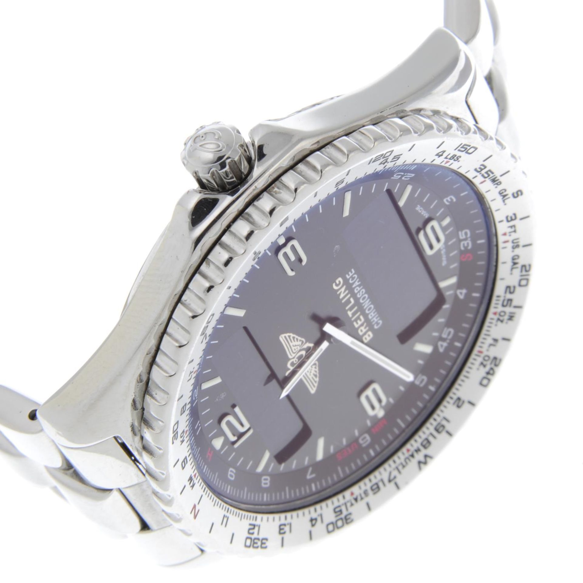 BREITLING - a gentleman's Chronospace bracelet watch. - Image 3 of 4