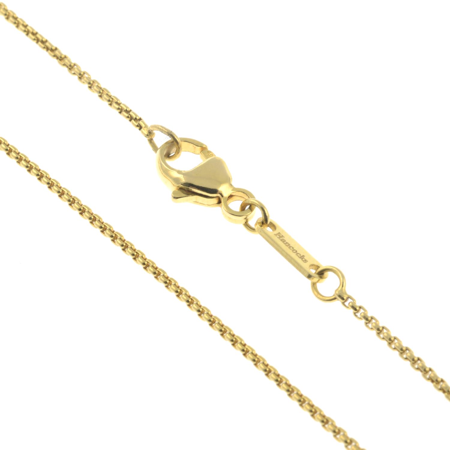 A pavé-set diamond heart pendant, by Cartier, with non-designer chain ...