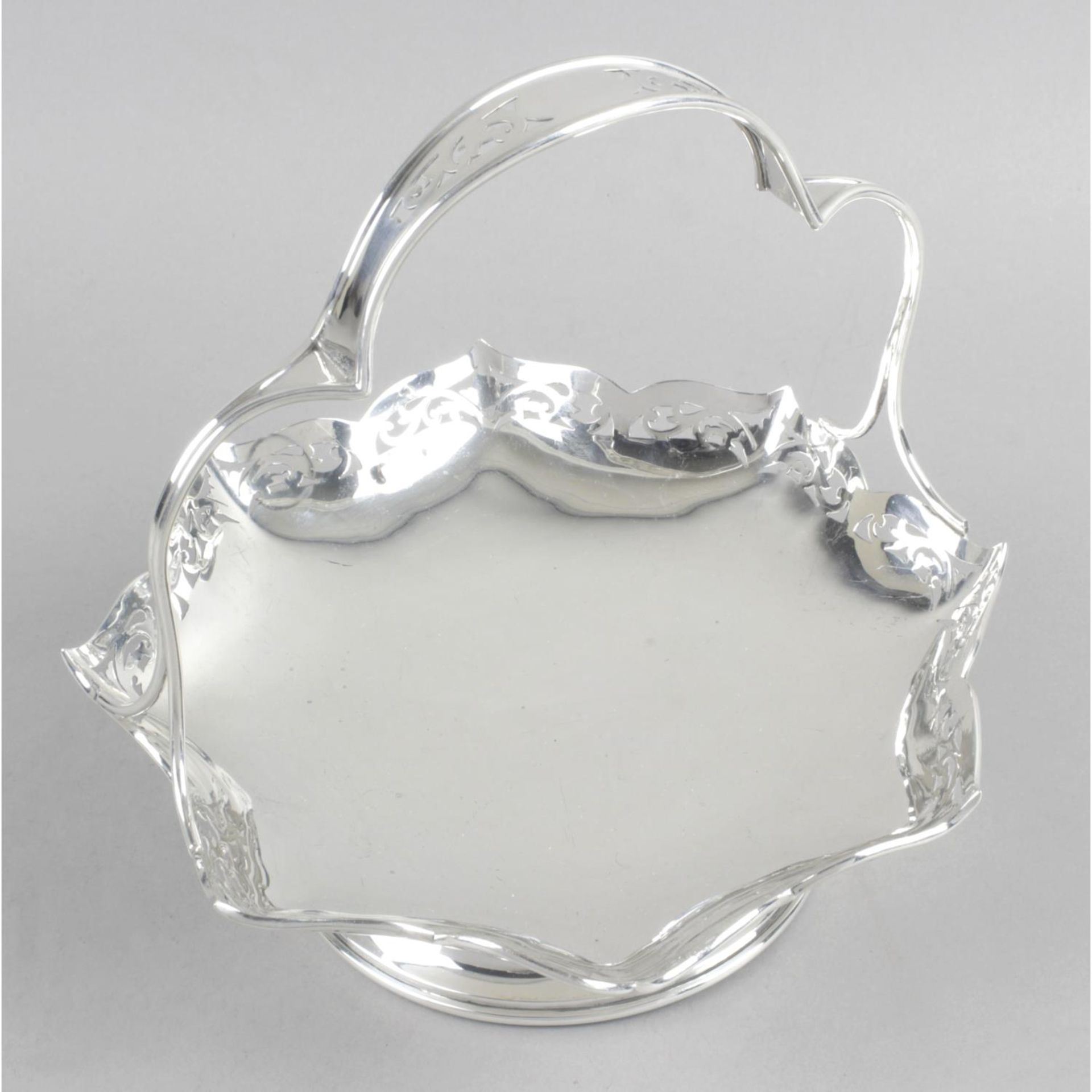 An early George V silver footed dish,