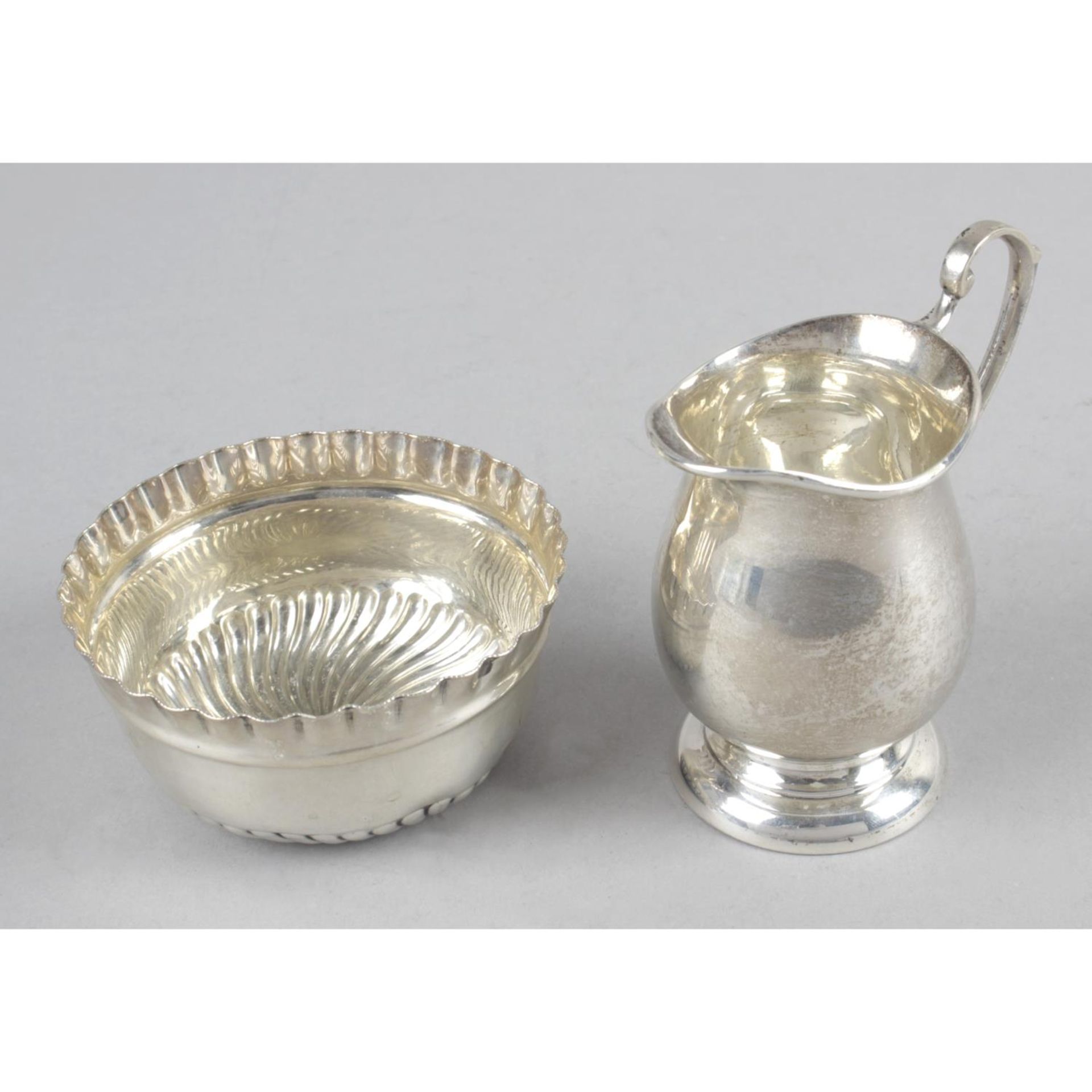 A Victorian silver bowl,