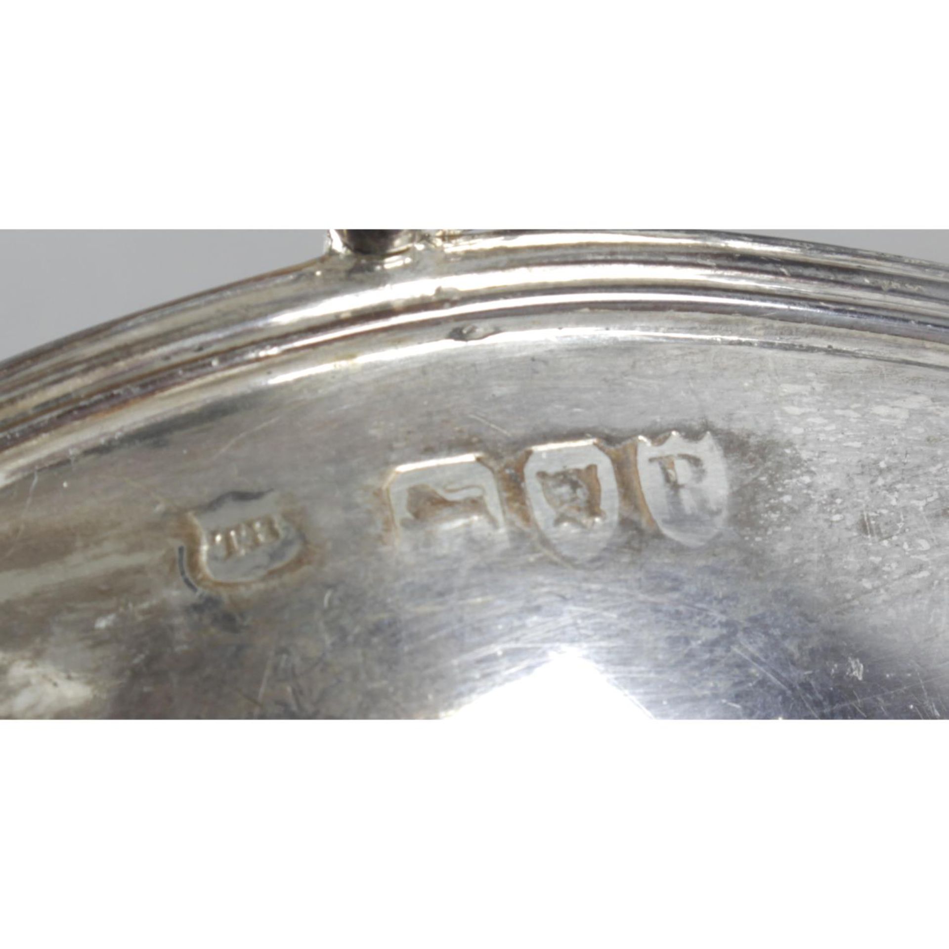 A Victorian silver swing-handled sugar basket, - Image 2 of 2