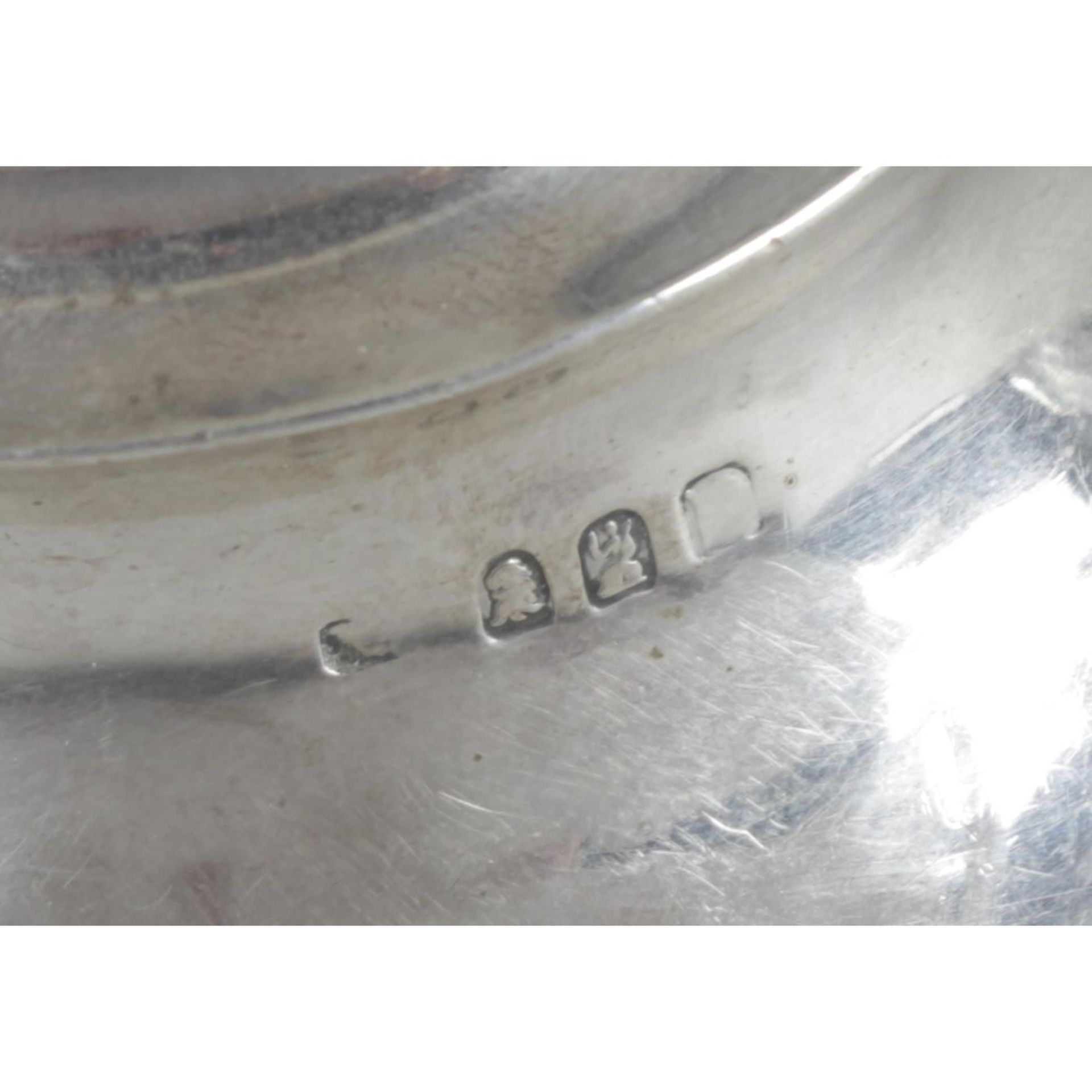 A Britannia silver brandy saucepan and cover, - Image 3 of 3