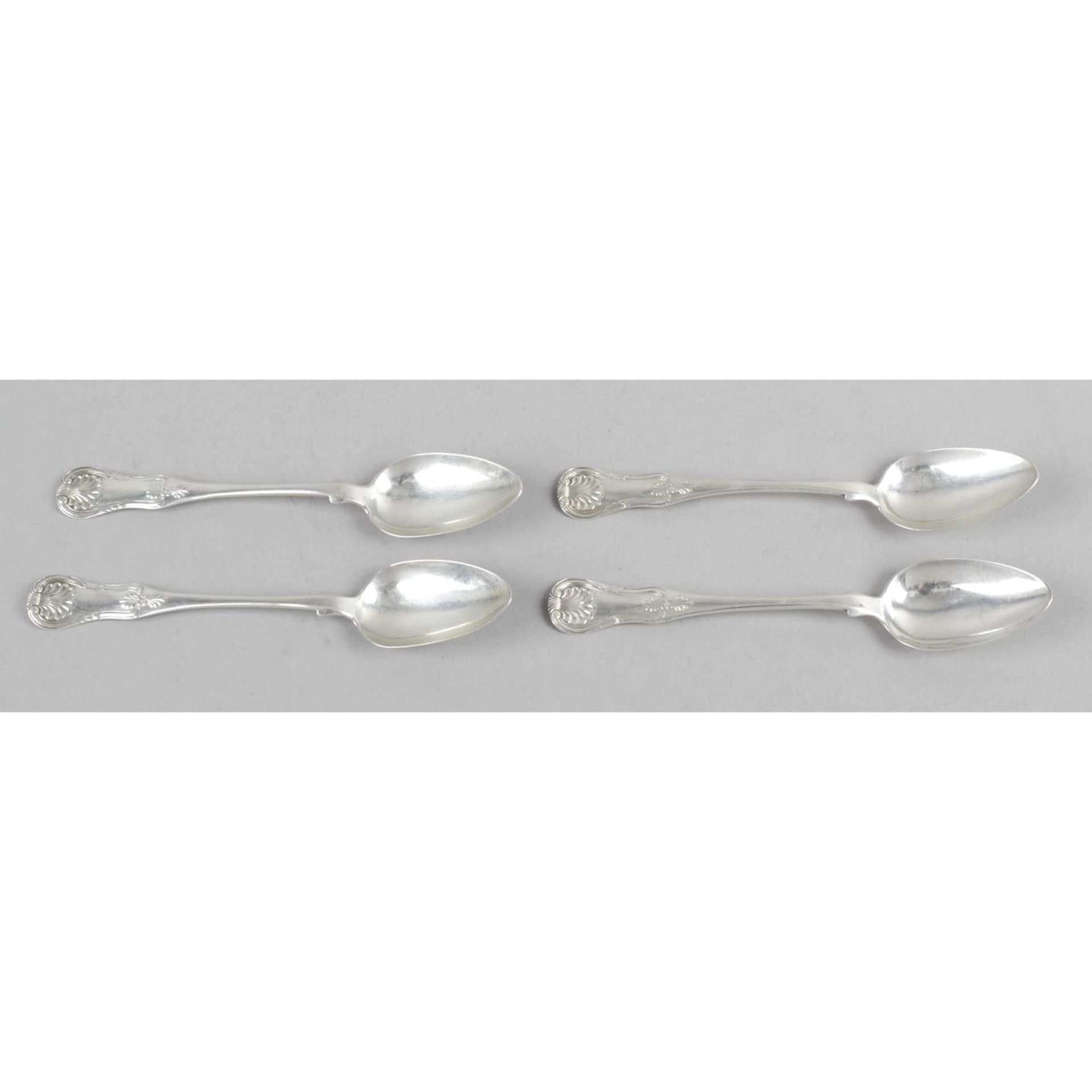 A matched set of six Glasgow silver teaspoons, - Image 4 of 5