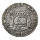 Mexico, Philip V, 8-Reales 1741 MF (KM 103).