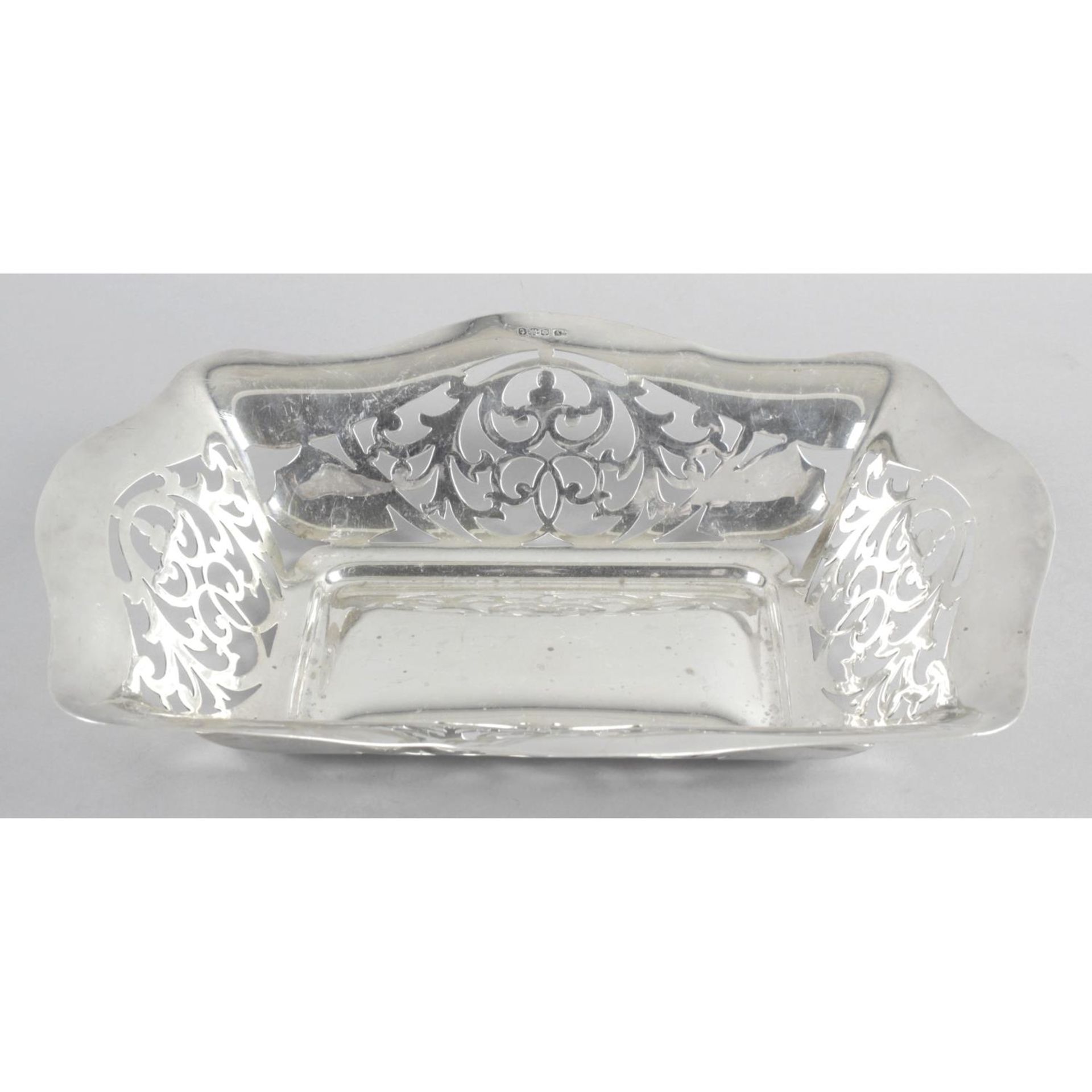 A 1930's silver dish,