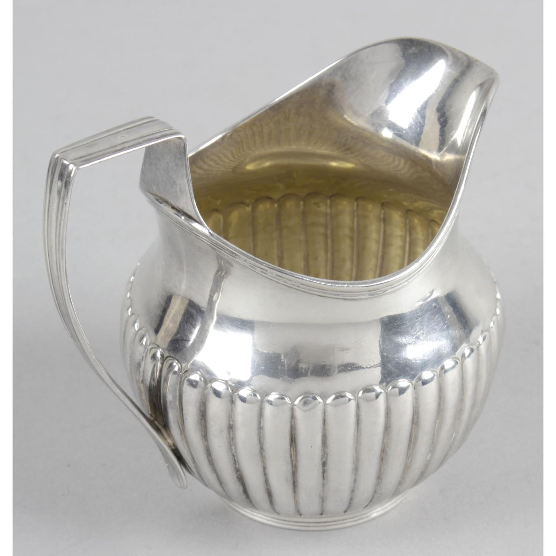 A George III silver cream jug, - Image 2 of 3