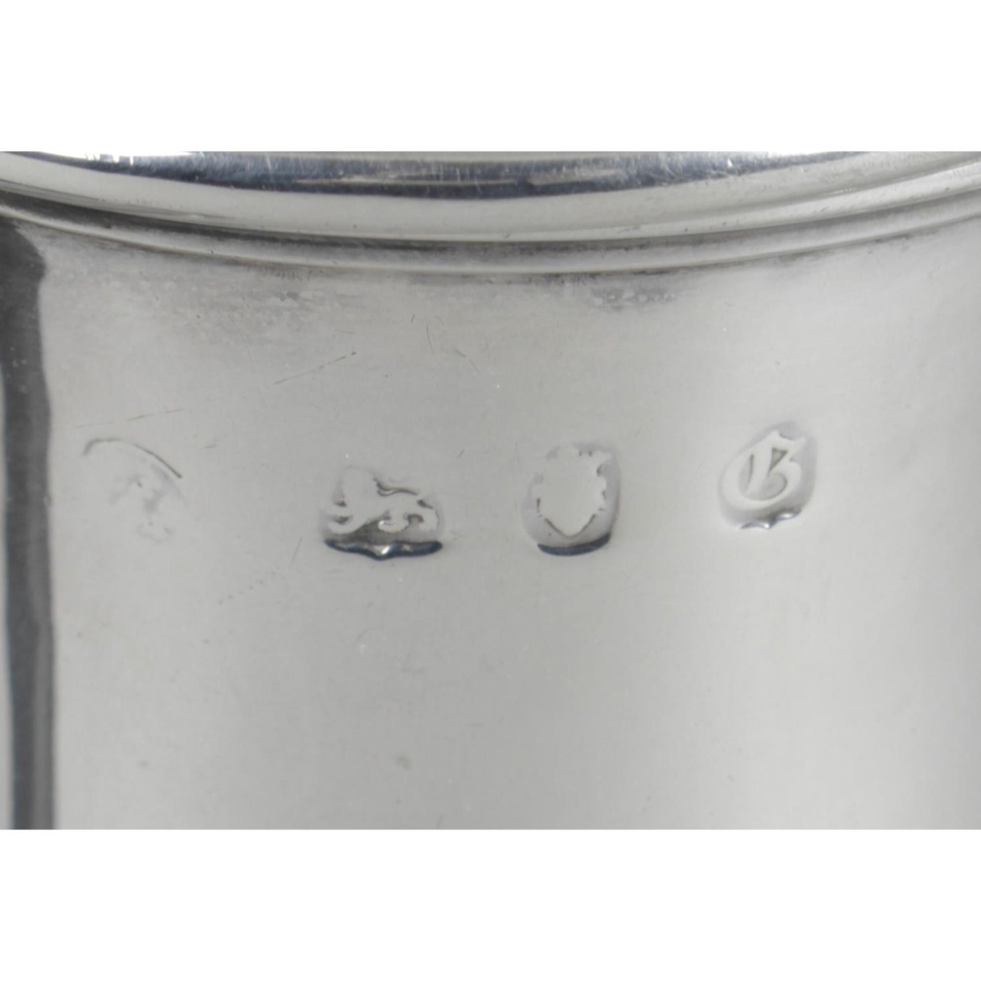An early George III silver coffee pot, - Image 3 of 3