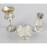 An early Victorian silver travelling communion set,