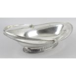 A George III silver swing-handled cake basket,