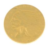 USA, gold Half-Eagle 5-Dollars 1909.