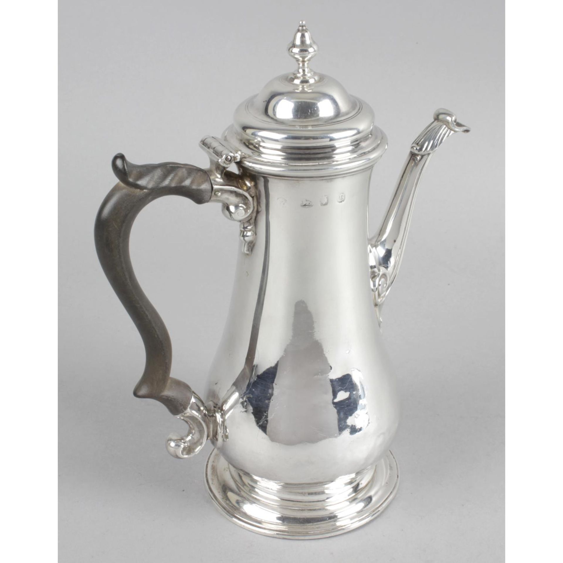 An early George III silver coffee pot, - Image 2 of 3