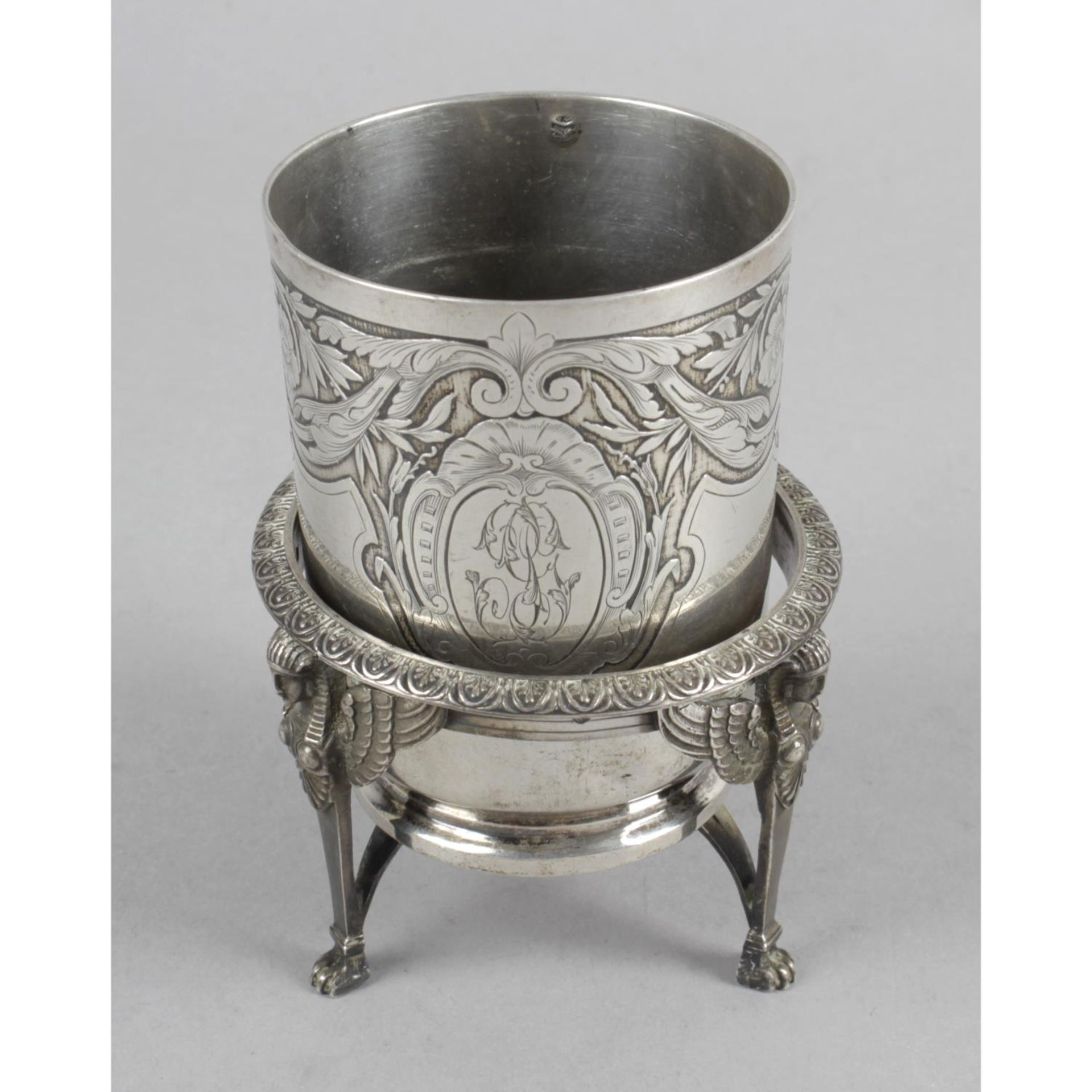 A late 19th century French silver beaker, - Image 2 of 4