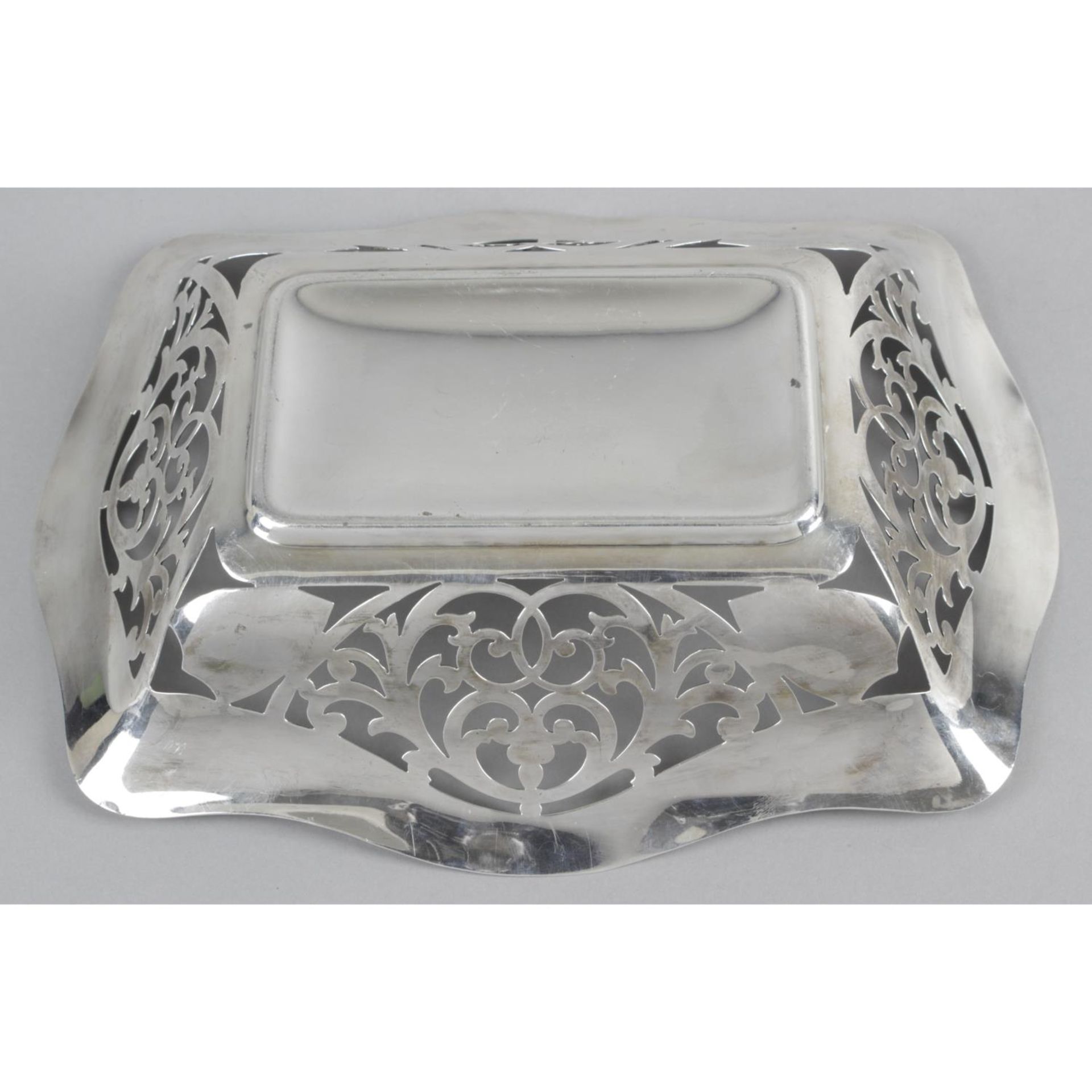 A 1930's silver dish, - Image 2 of 3