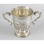 A 1920's silver loving cup,