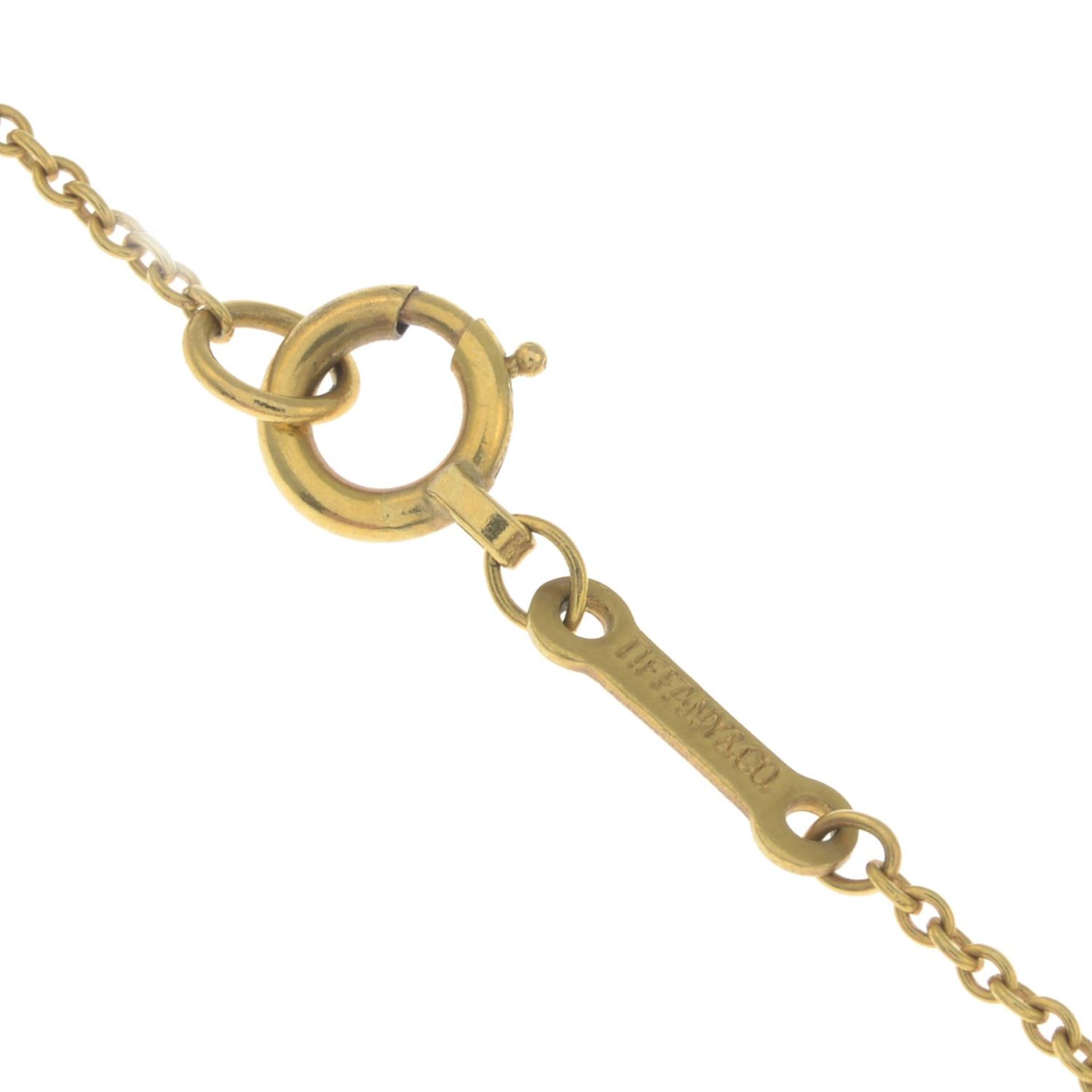 A '1980' pendant with chain, by Paloma Picasso for Tiffany & Co.Pendant signed 1980 Tiffany & Co. - Image 3 of 3
