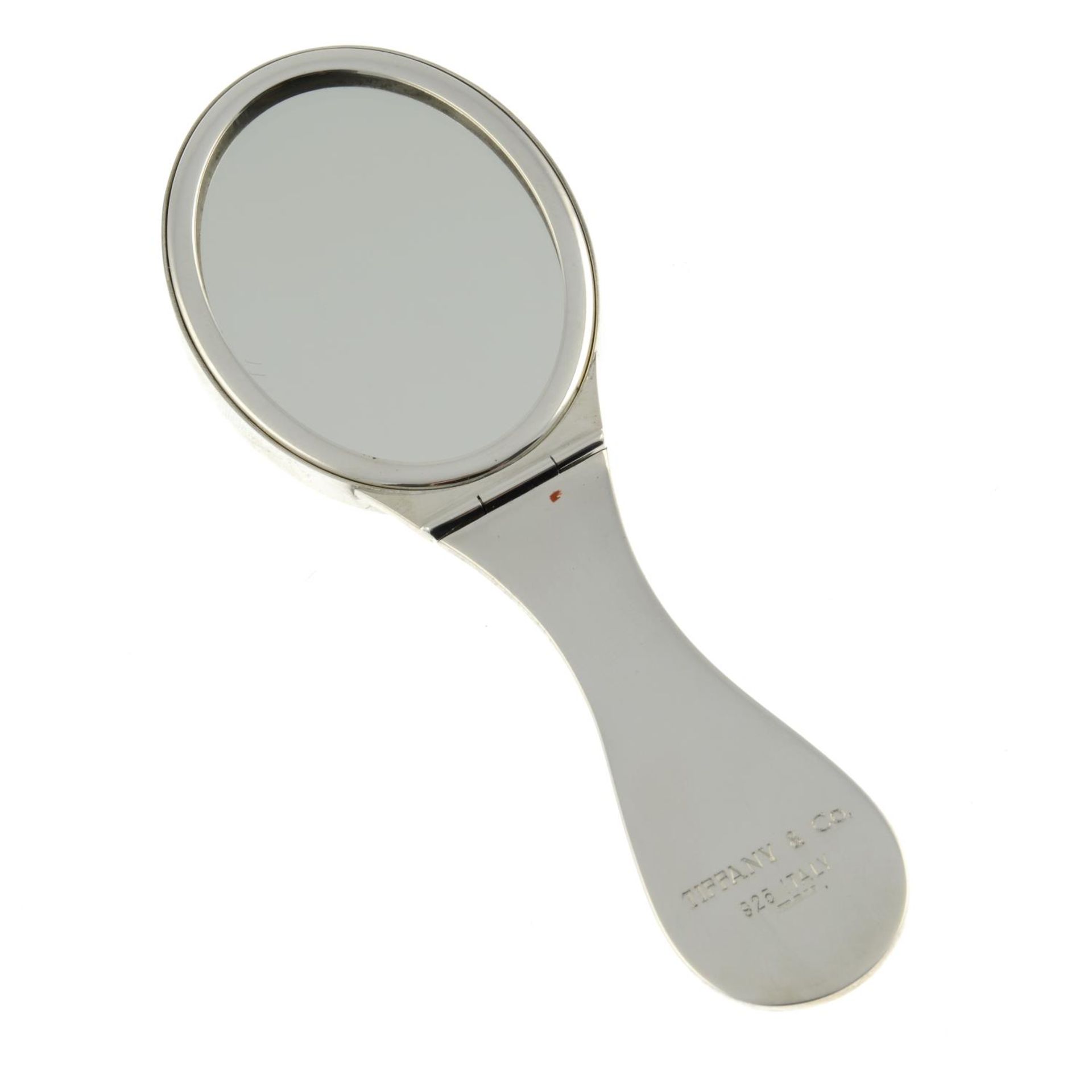 A silver folding hand mirror, by Tiffany & Co. - Image 3 of 3