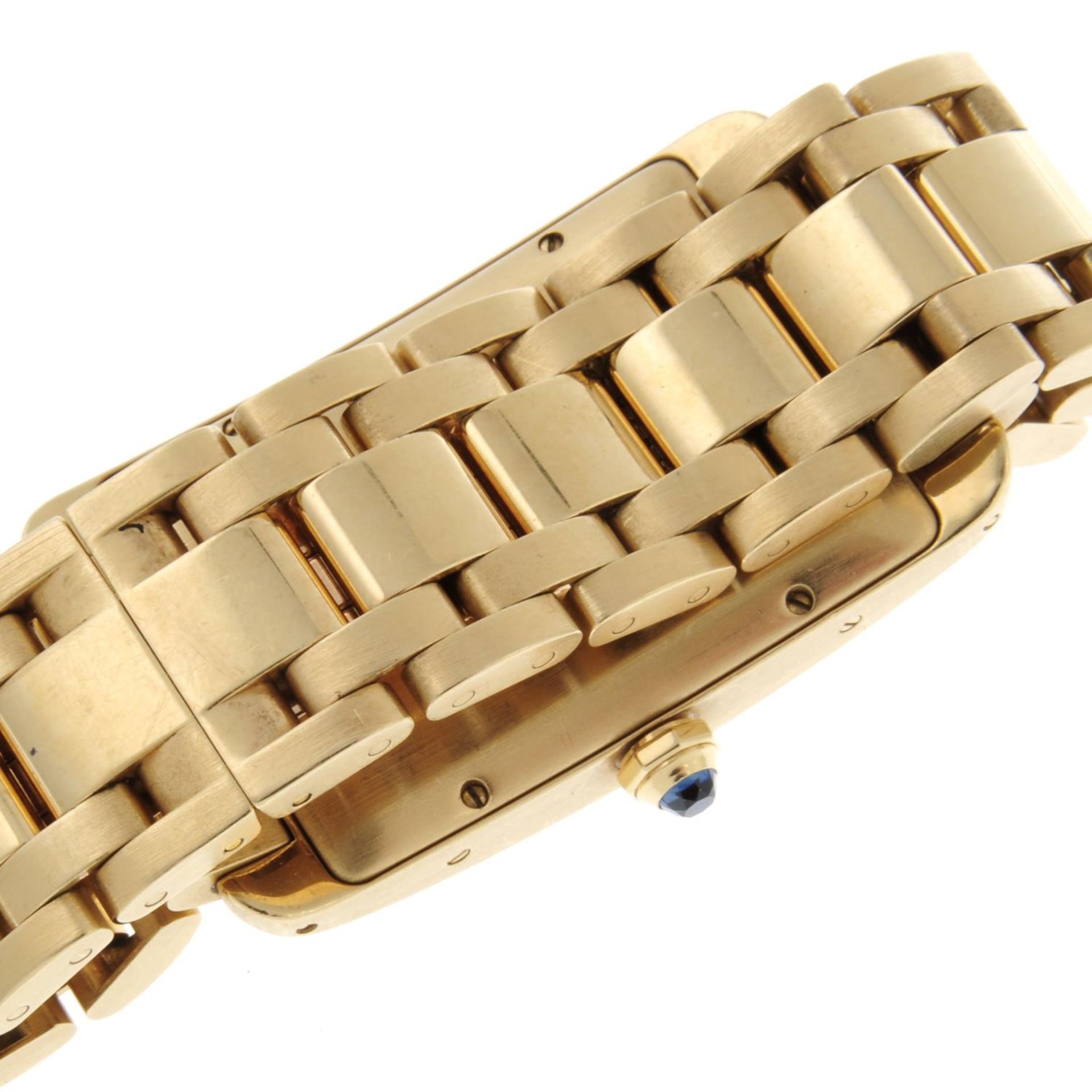 CARTIER - a gentleman's Tank Americaine bracelet watch. - Bild 2 aus 4