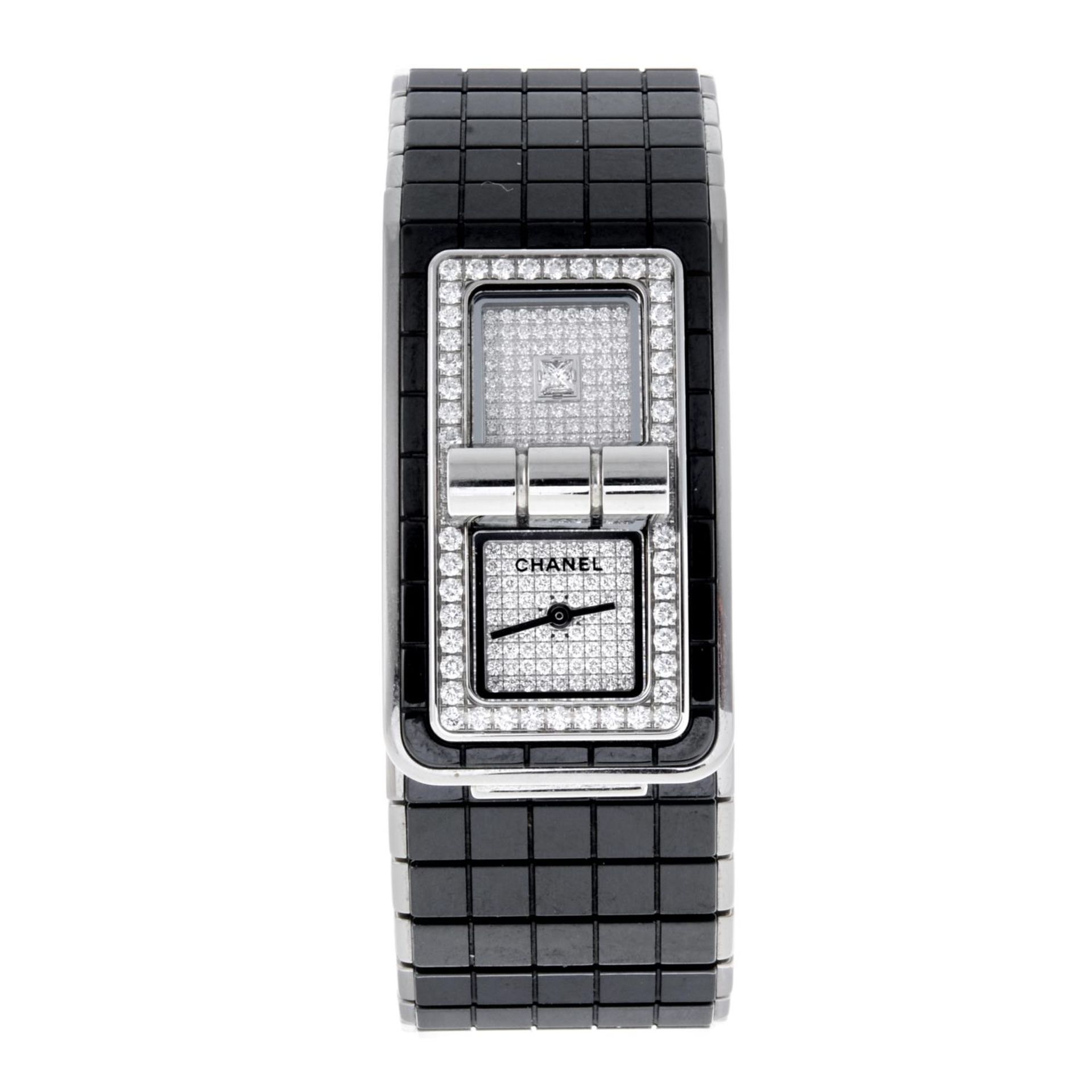 CURRENT MODEL: CHANEL - a lady's Code Coco bracelet watch.