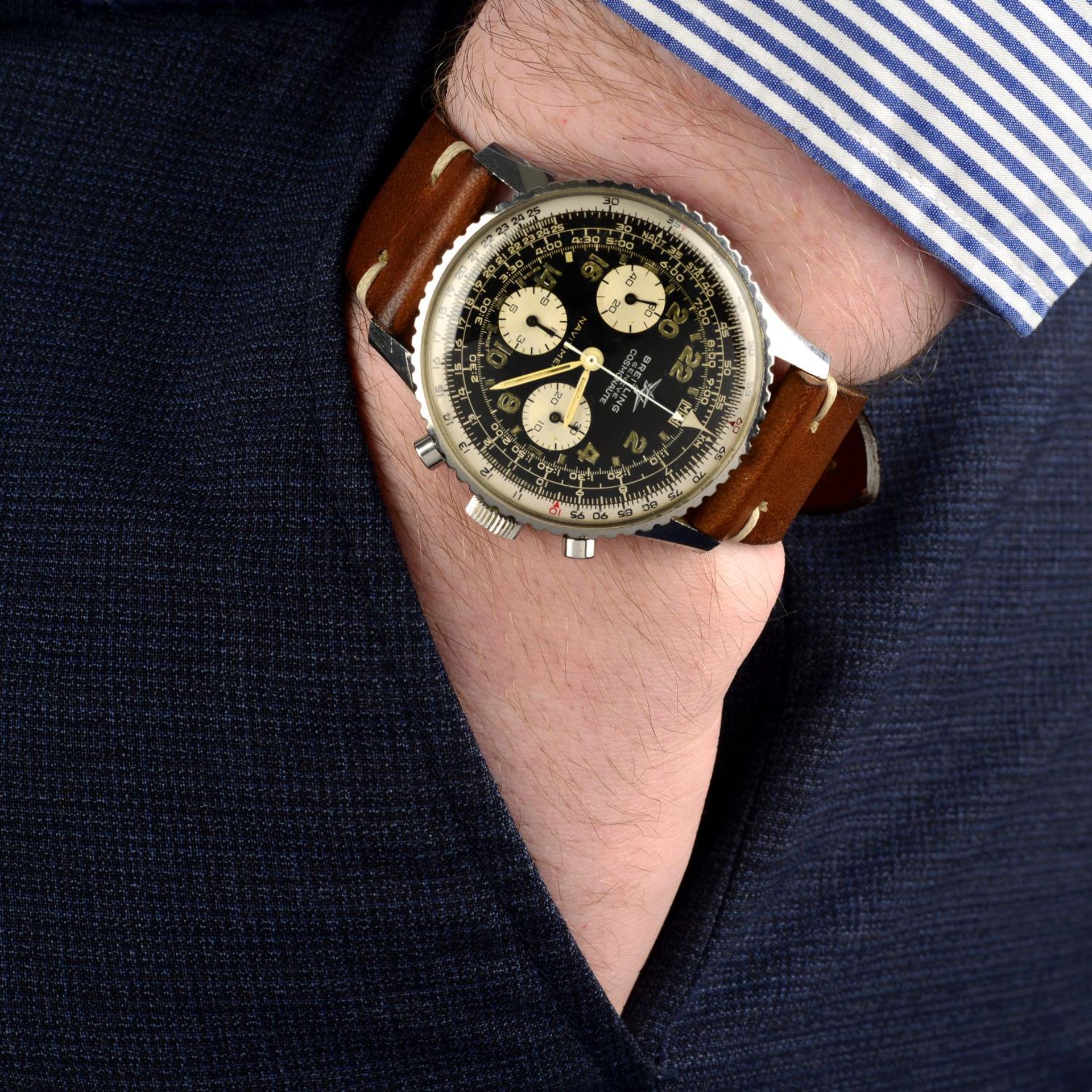 BREITLING - a gentleman's Navitimer Cosmonaute wrist watch. - Image 3 of 6