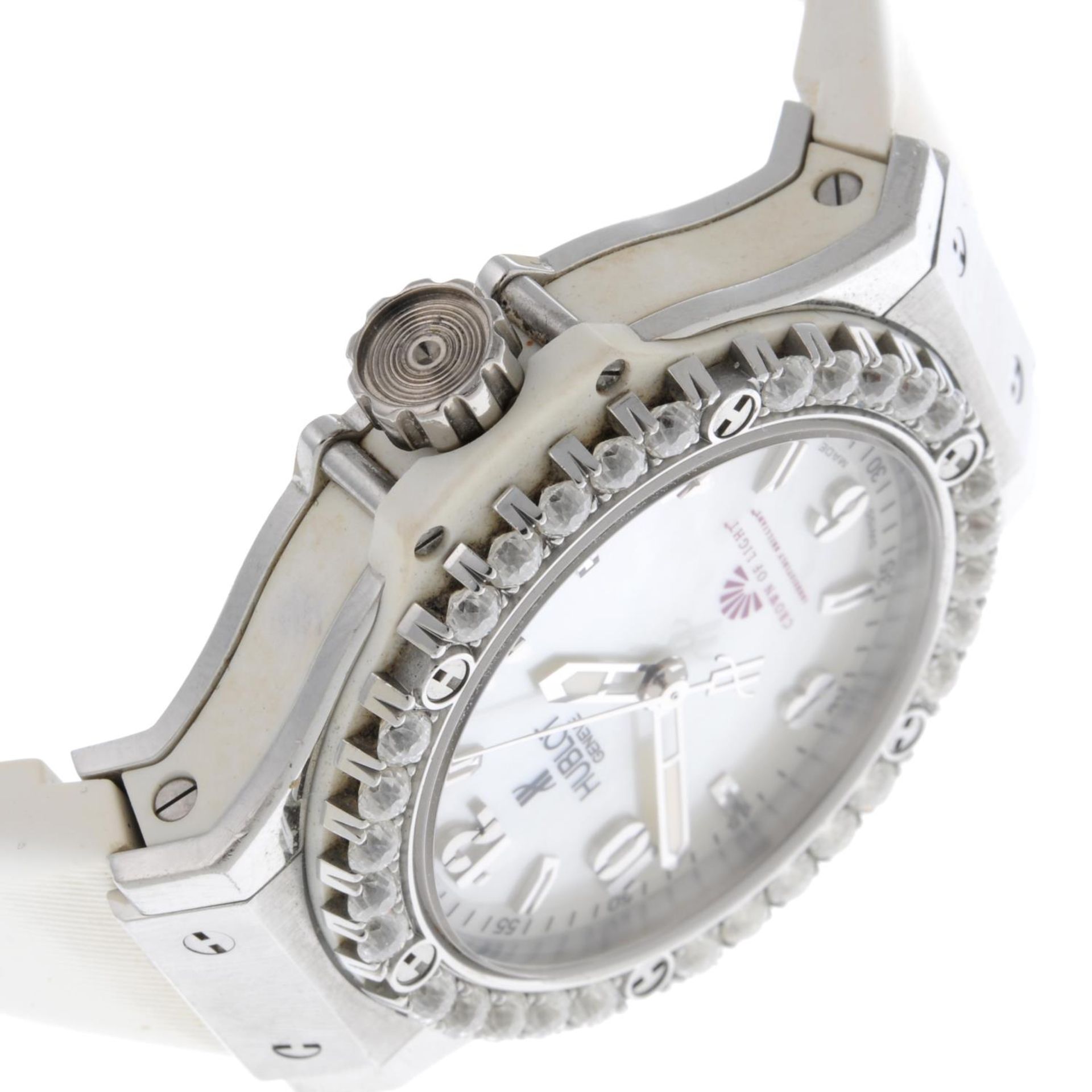 HUBLOT - a limited edition lady's Big Bang 'Crown of Light' wrist watch. - Image 5 of 6