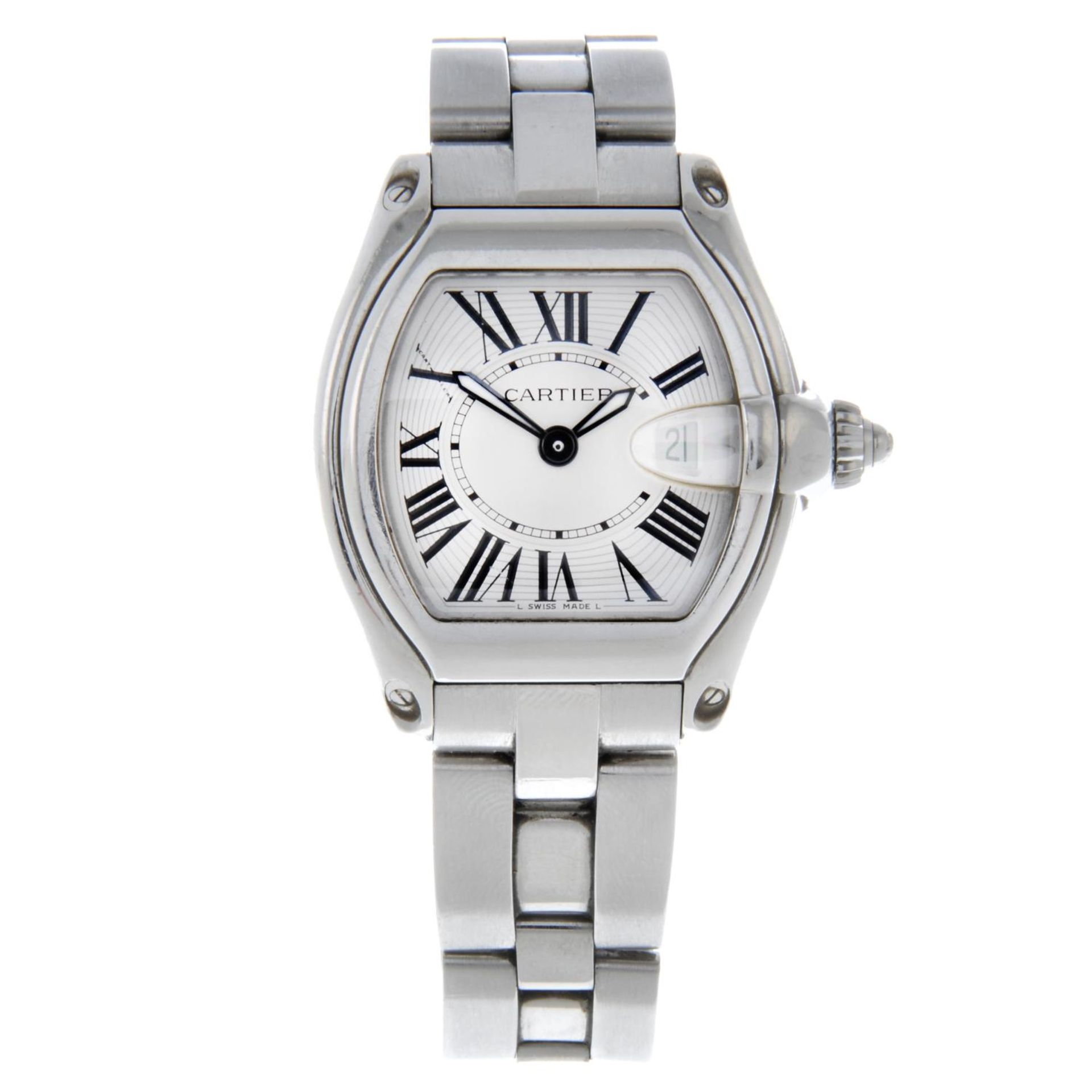 CARTIER - a lady's Roadster bracelet watch.