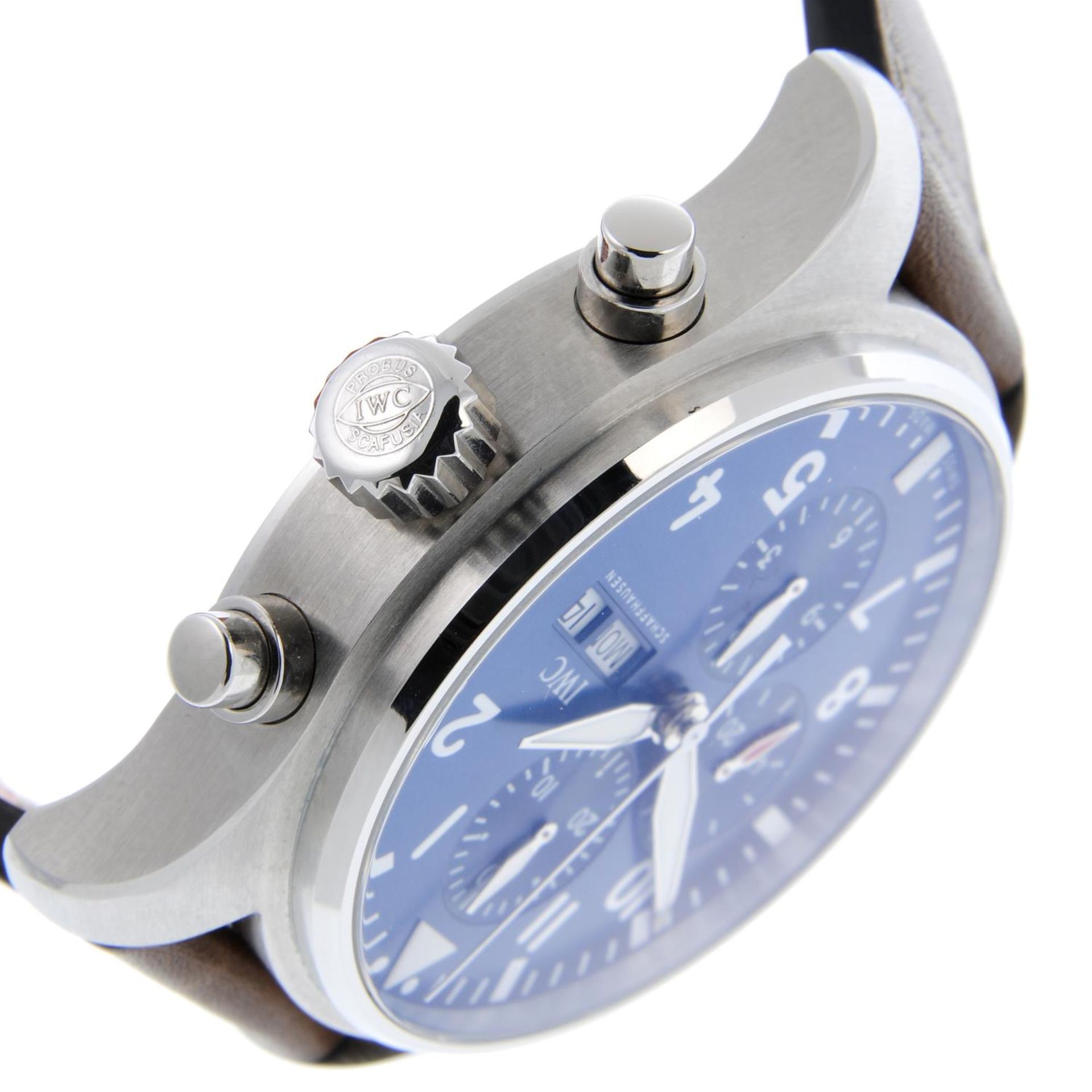 IWC - a gentleman's Pilot Edition Le Petit Prince chronograph wrist watch. - Bild 5 aus 5