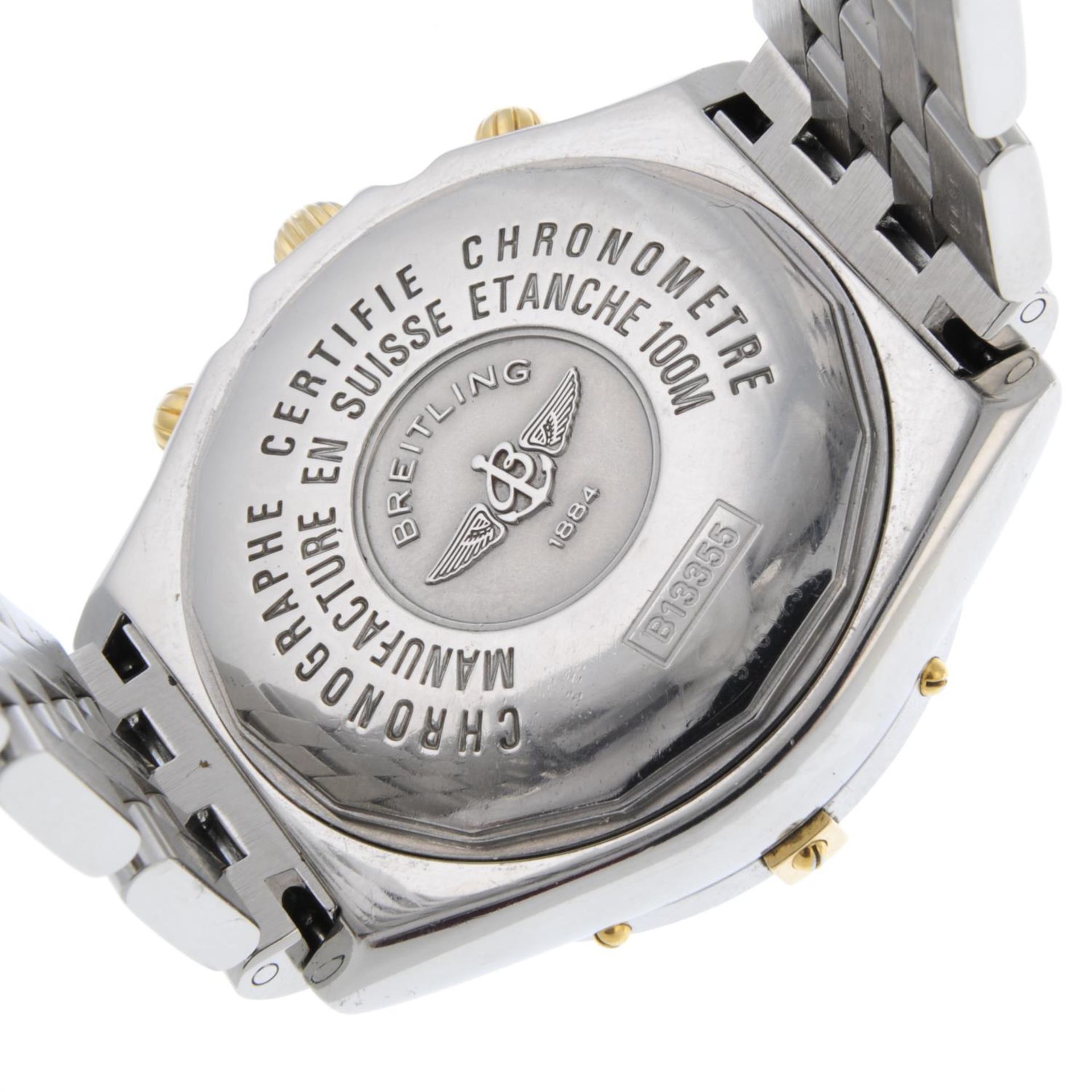 BREITLING - a gentleman's Windrider Crosswind chronograph bracelet watch. - Image 4 of 5