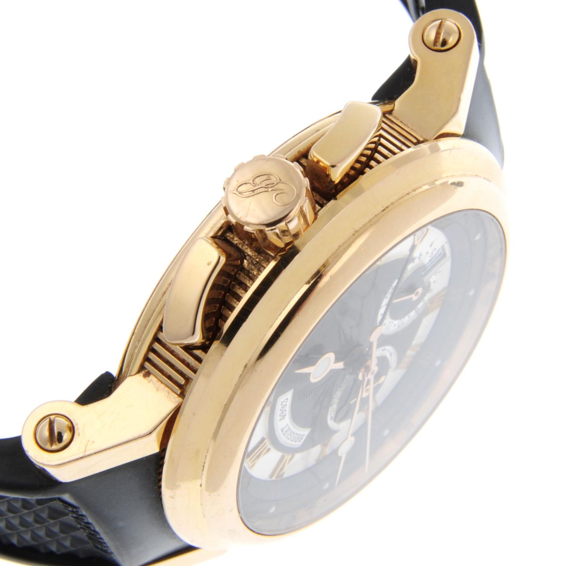 BREGUET - a gentleman's Marine chronograph wrist watch. - Bild 3 aus 5