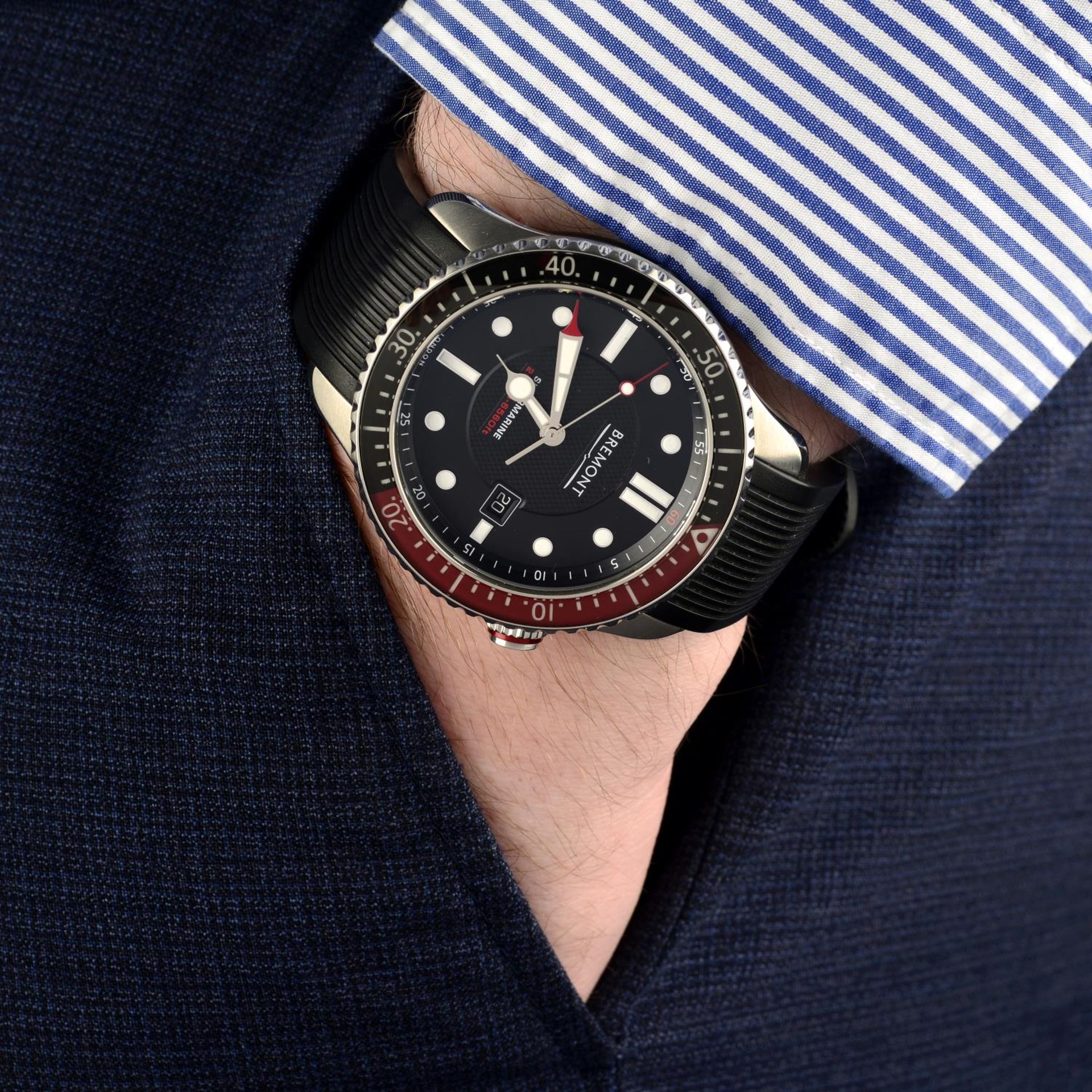 CURRENT MODEL: BREMONT - a gentleman's Supermarine wrist watch. - Bild 3 aus 6