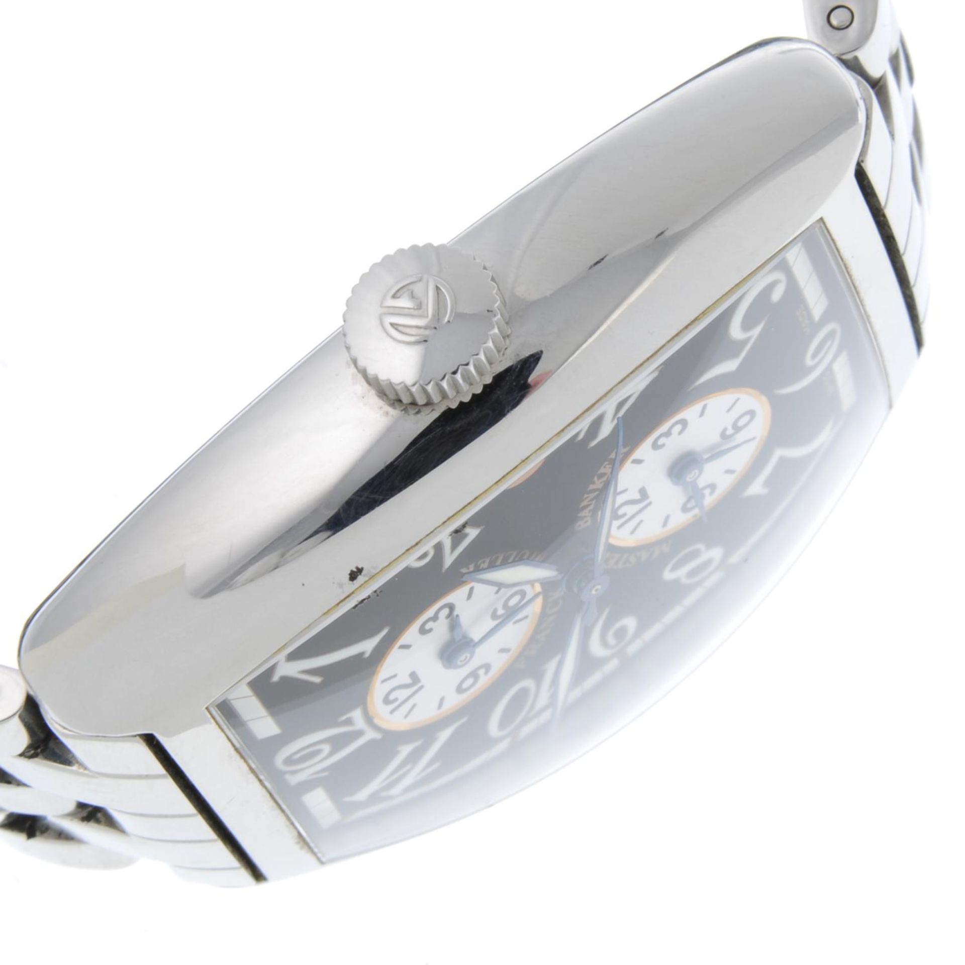 FRANCK MULLER - a mid-size Master Banker Triple-Time bracelet watch. - Image 4 of 6