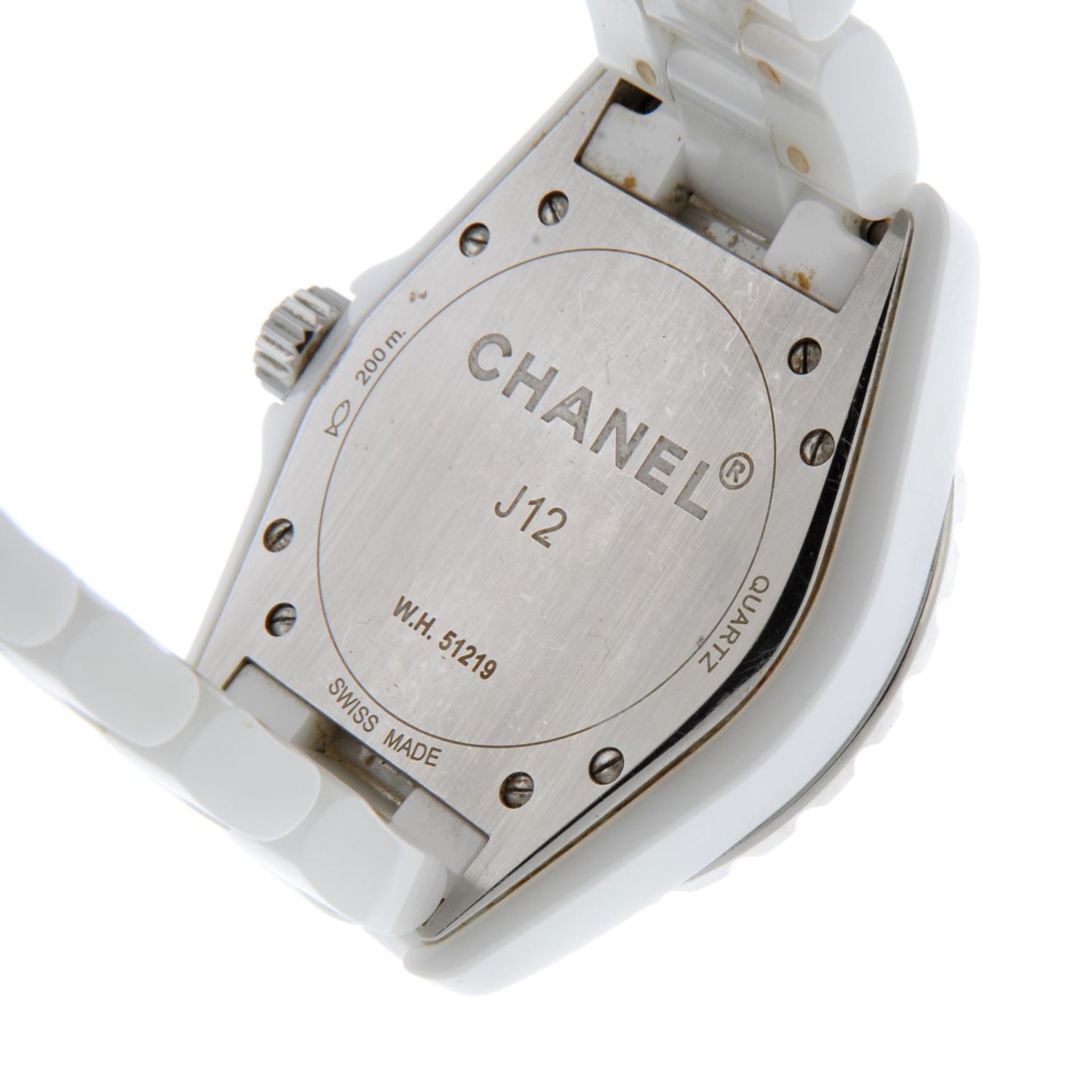 CHANEL - a mid-size J12 bracelet watch. - Image 5 of 5