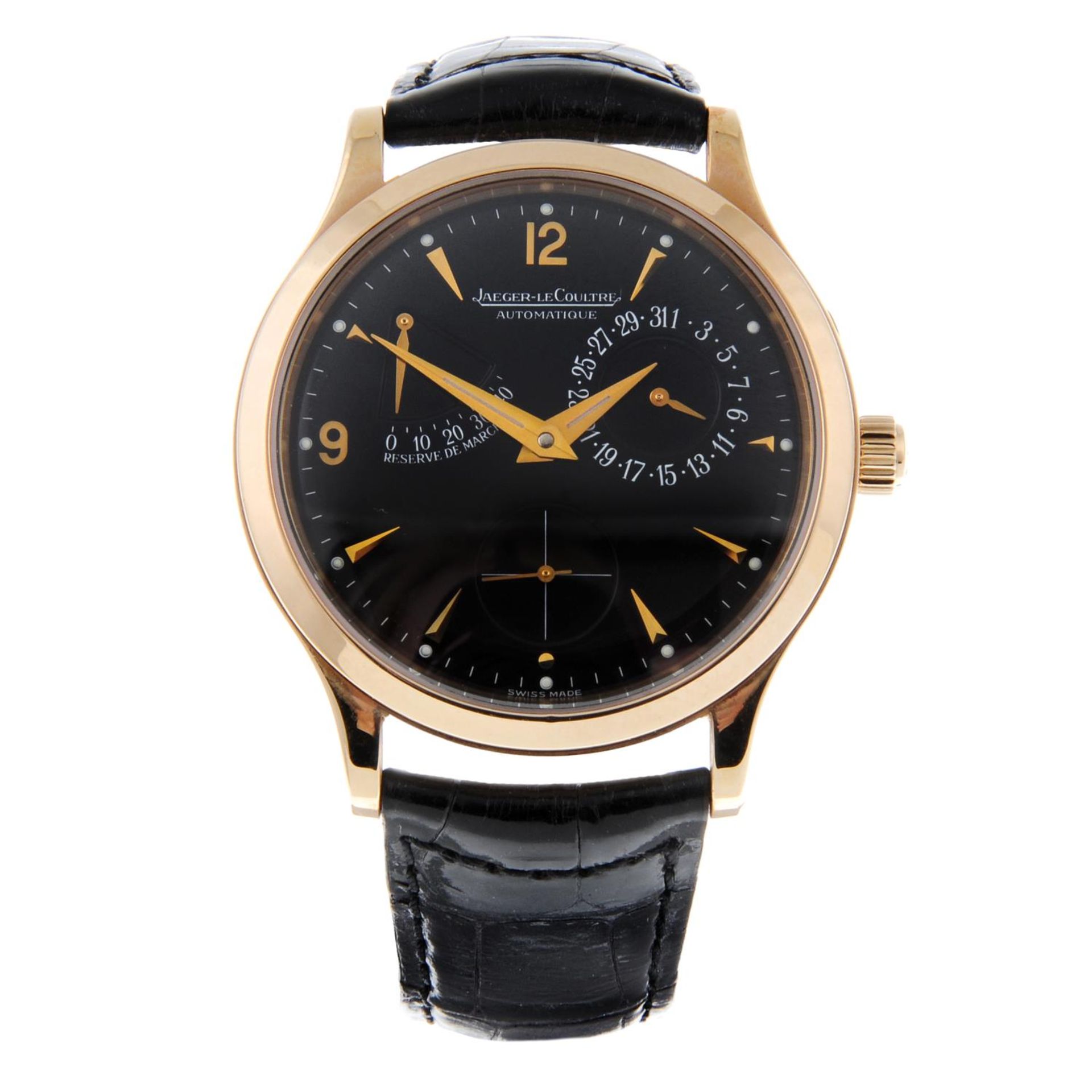 JAEGER-LECOULTRE - a gentleman's Master Reserve De Marche wrist watch.