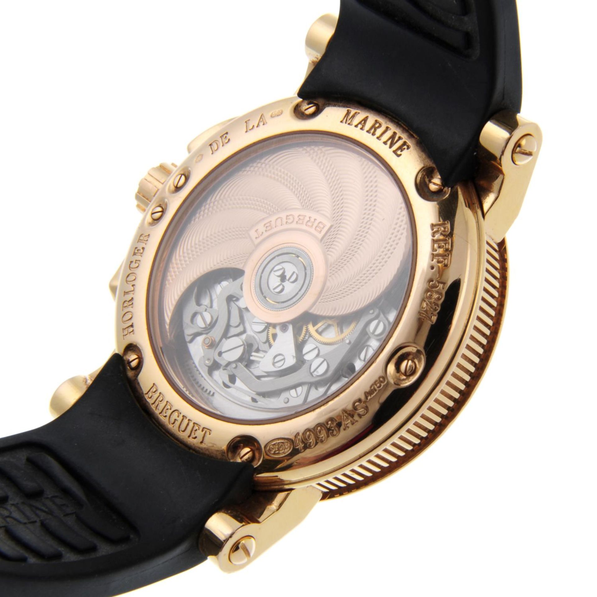 BREGUET - a gentleman's Marine chronograph wrist watch. - Bild 4 aus 5