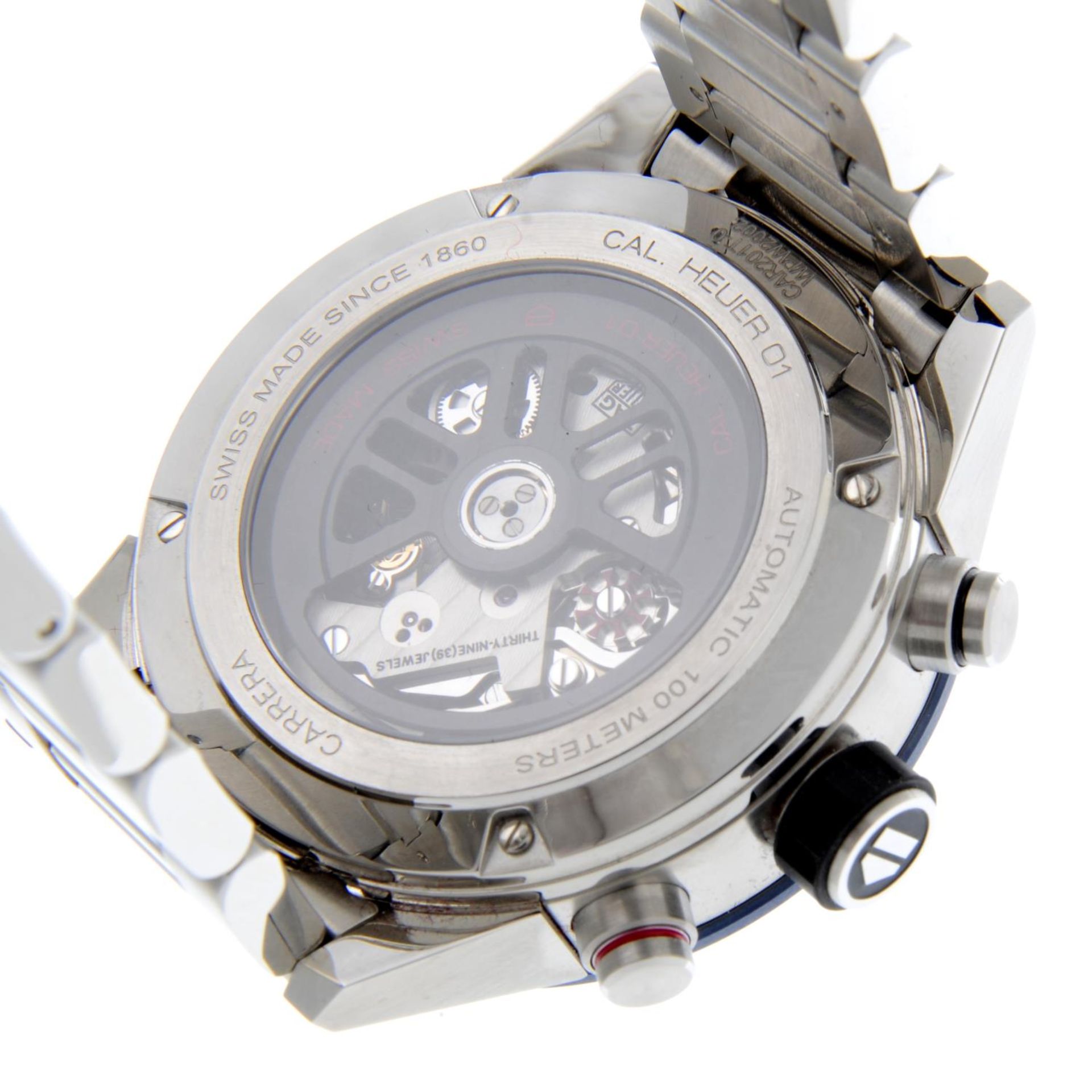CURRENT MODEL: TAG HEUER - a gentleman's Carrera Heuer 01 chronograph bracelet watch. - Bild 5 aus 6