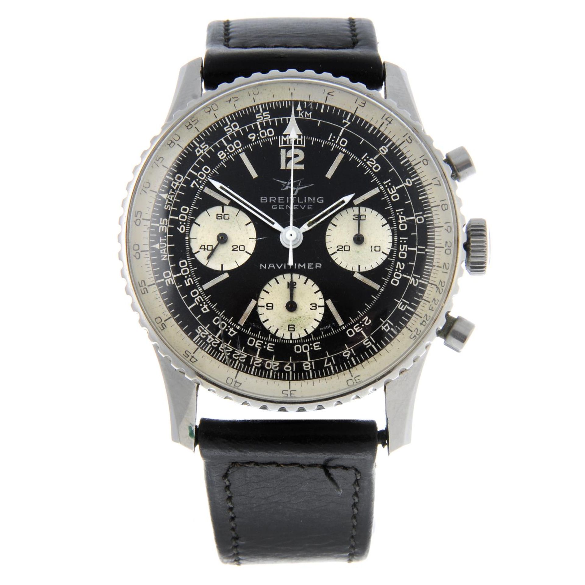 BREITLING - a gentleman's Navitimer chronograph wrist watch.