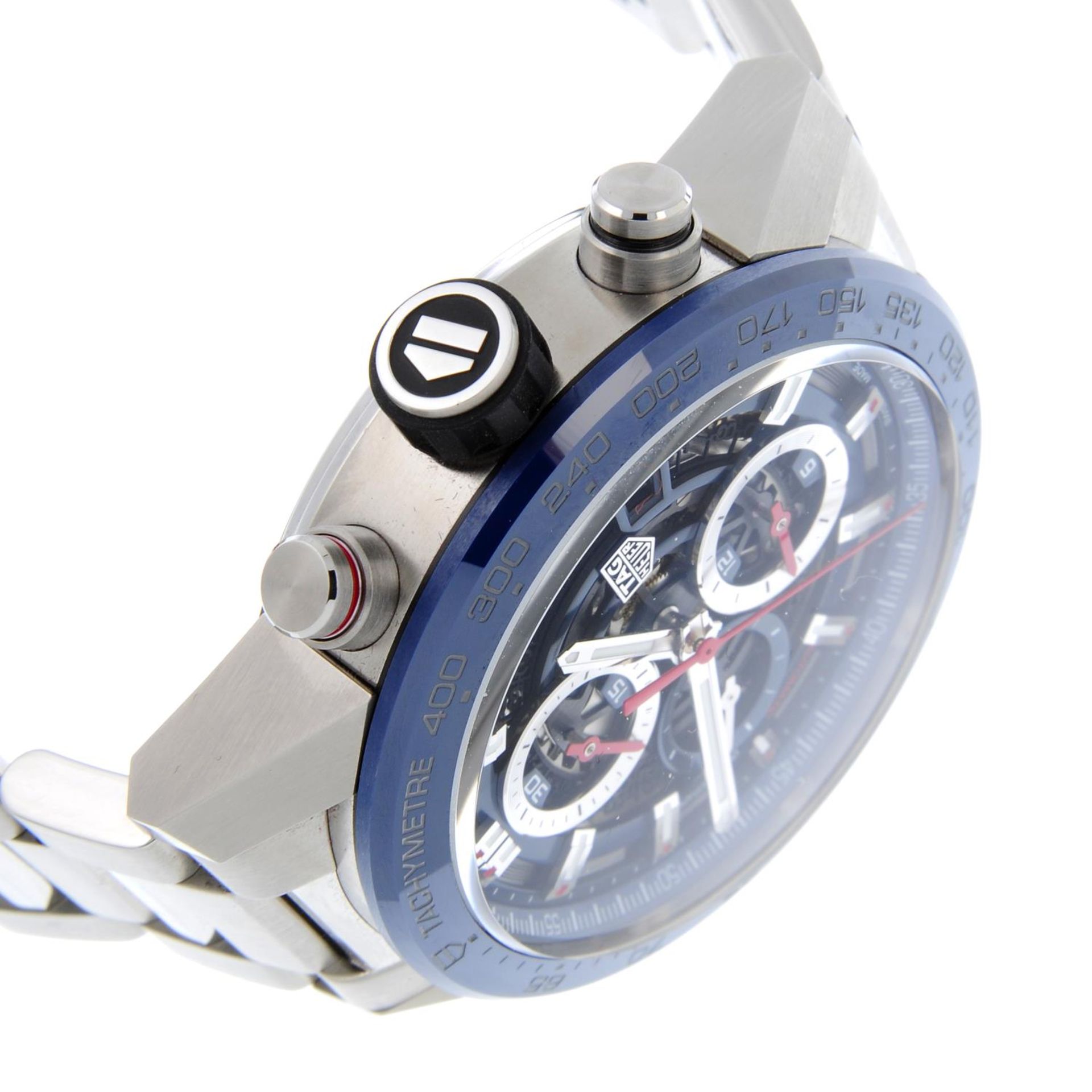 CURRENT MODEL: TAG HEUER - a gentleman's Carrera Heuer 01 chronograph bracelet watch. - Bild 4 aus 6