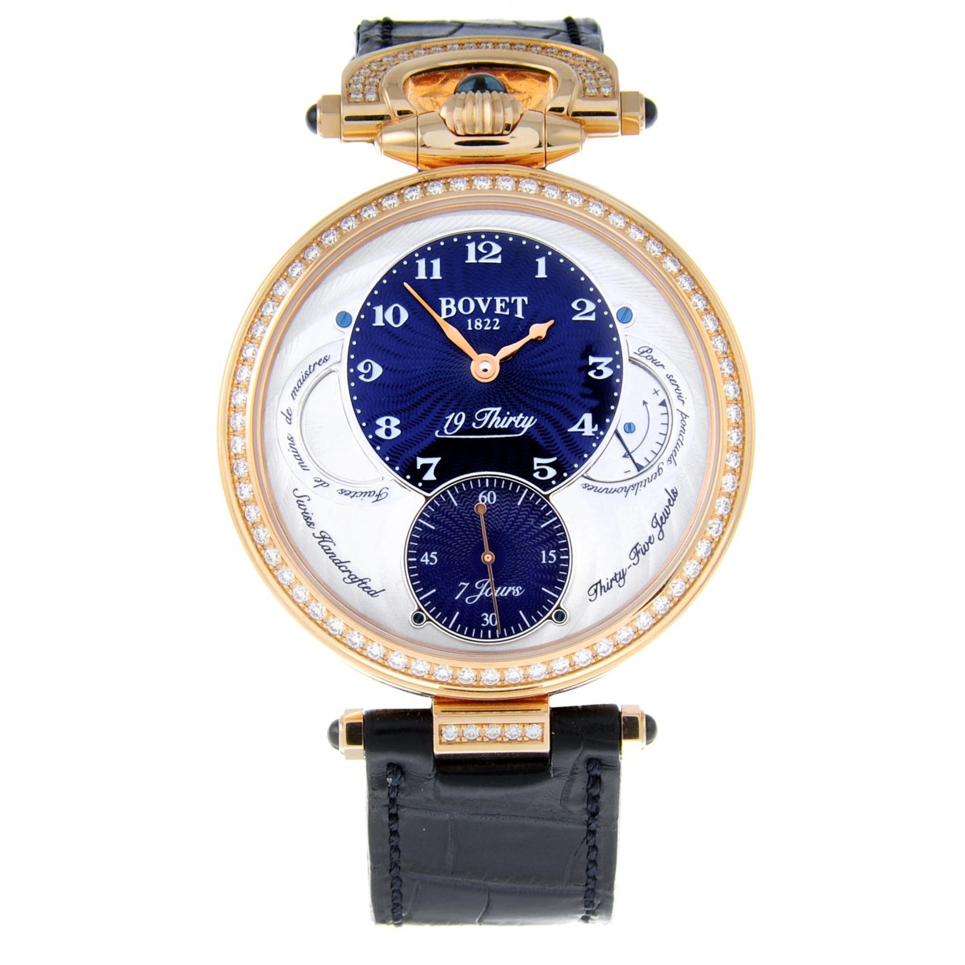 BOVET 1822 - a 19thirty Fleurier wrist watch.