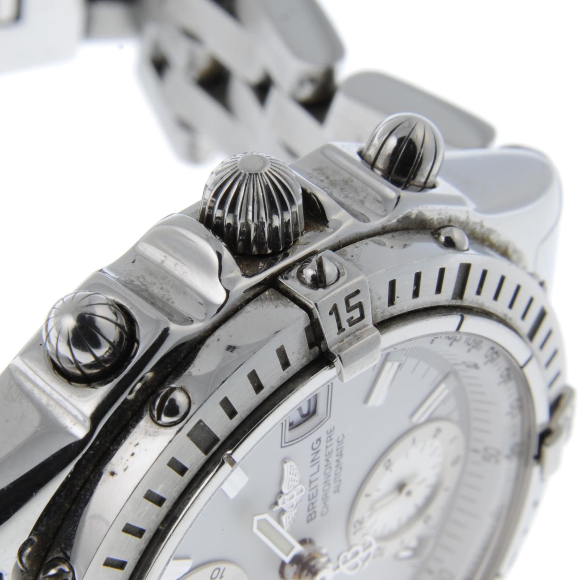 BREITLING - a gentleman's Chronomat chronograph bracelet watch. - Bild 6 aus 6