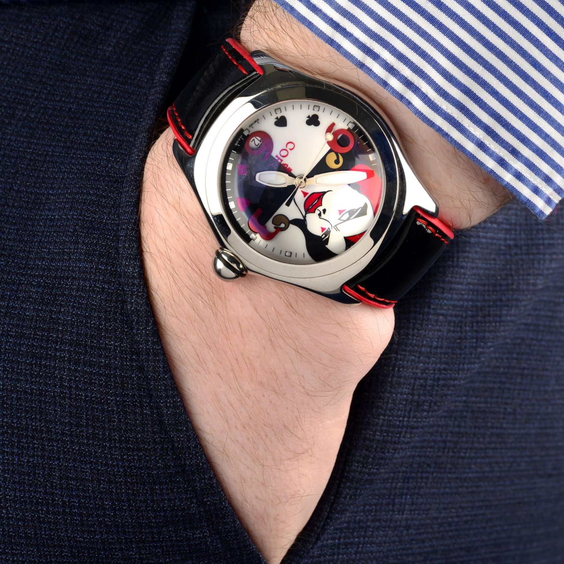 CORUM - a limited edition gentleman's Bubble Joker wrist watch. - Image 3 of 6