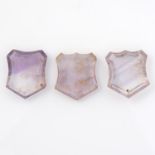 A selection of vari-shape amethysts and citrines.