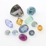 A selection of gemstones.