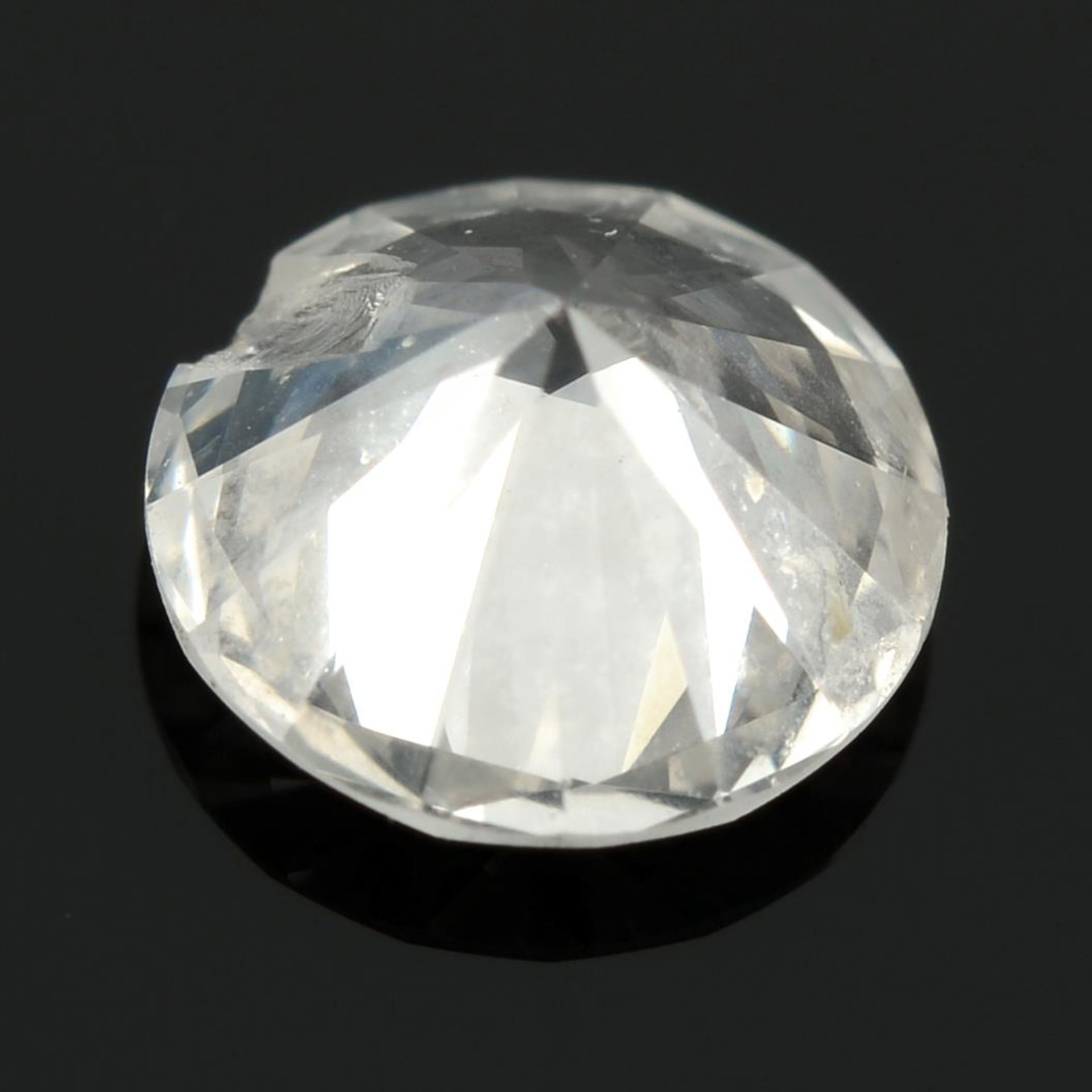 A brilliant cut diamond, weighing 0.42ct. - Bild 2 aus 2